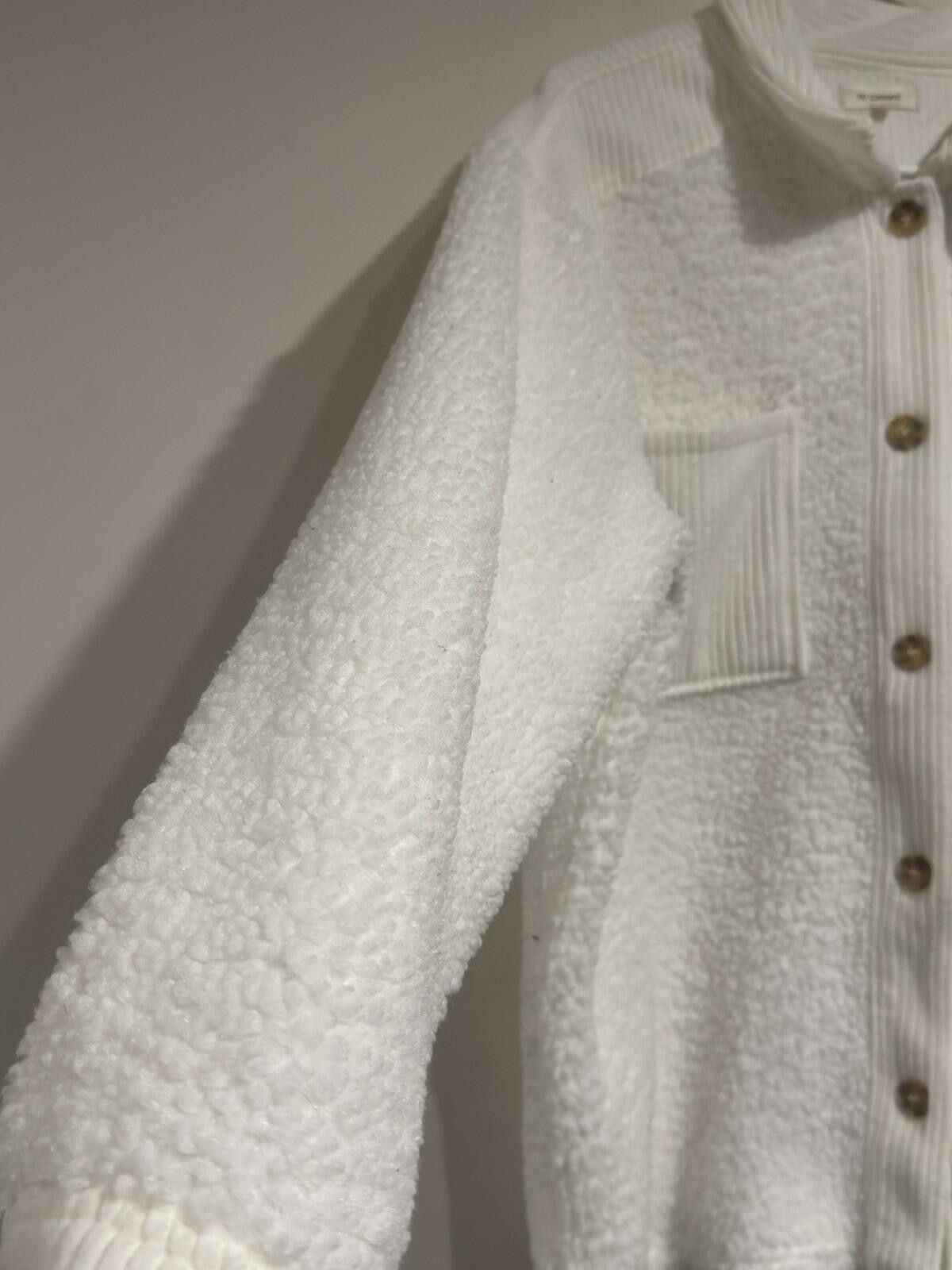 Other No Comment Contrast Sherpa Shacket Fleece Jacket Oversized Size L / US 10 / IT 46 - 9 Thumbnail