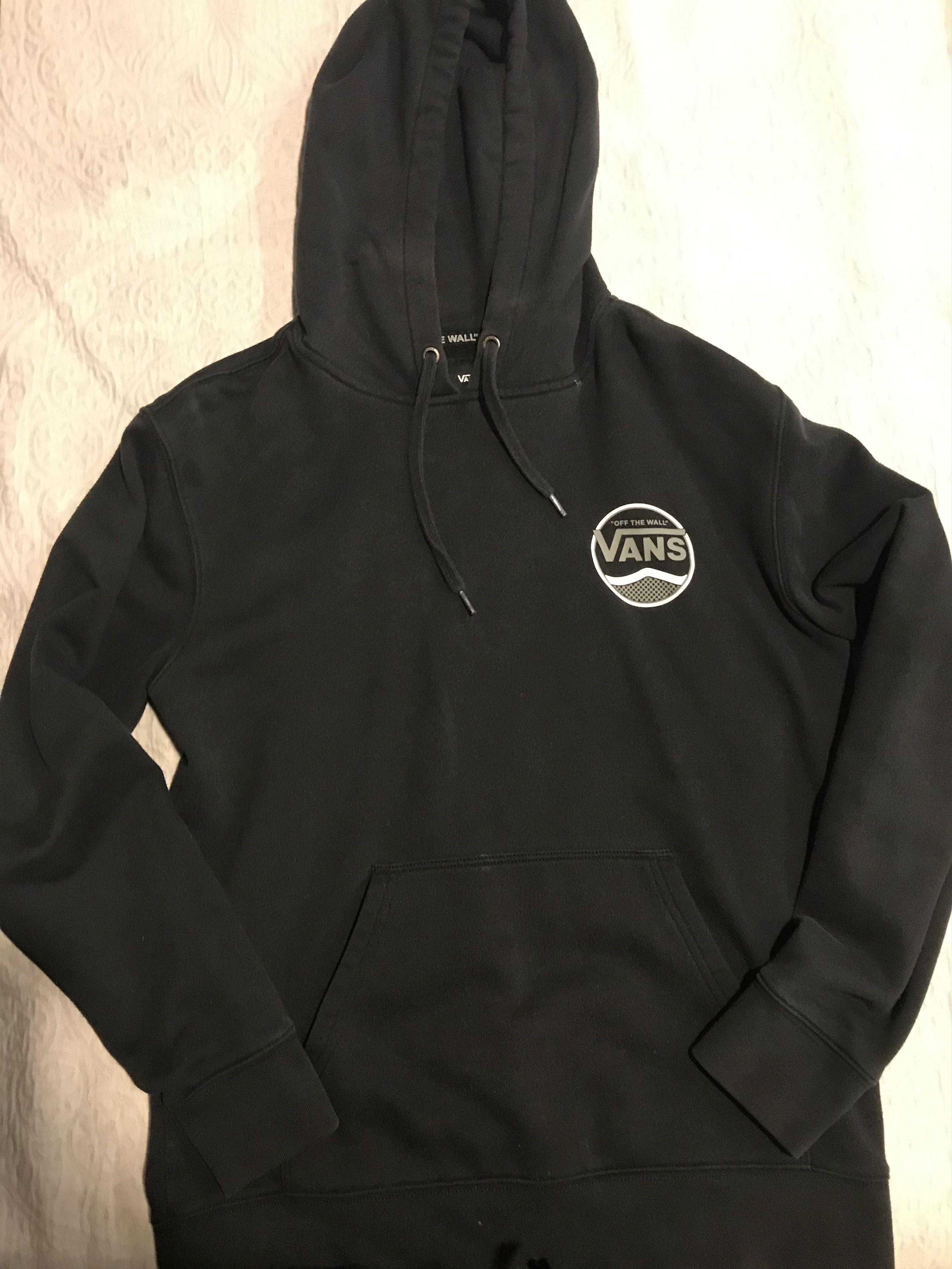 image of Black Vans Hoodie, Men's (Size Small)