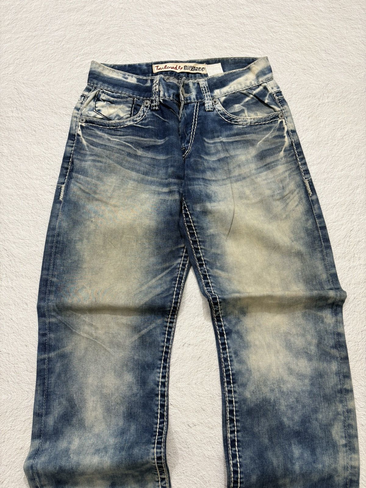 Hysteric Glamour × If Six Was Nine × Le Grande Bleu (L.G.B.) 2000s buckaro japan acid wash denim Y2k style Size US 29 - 2 Thumbnail