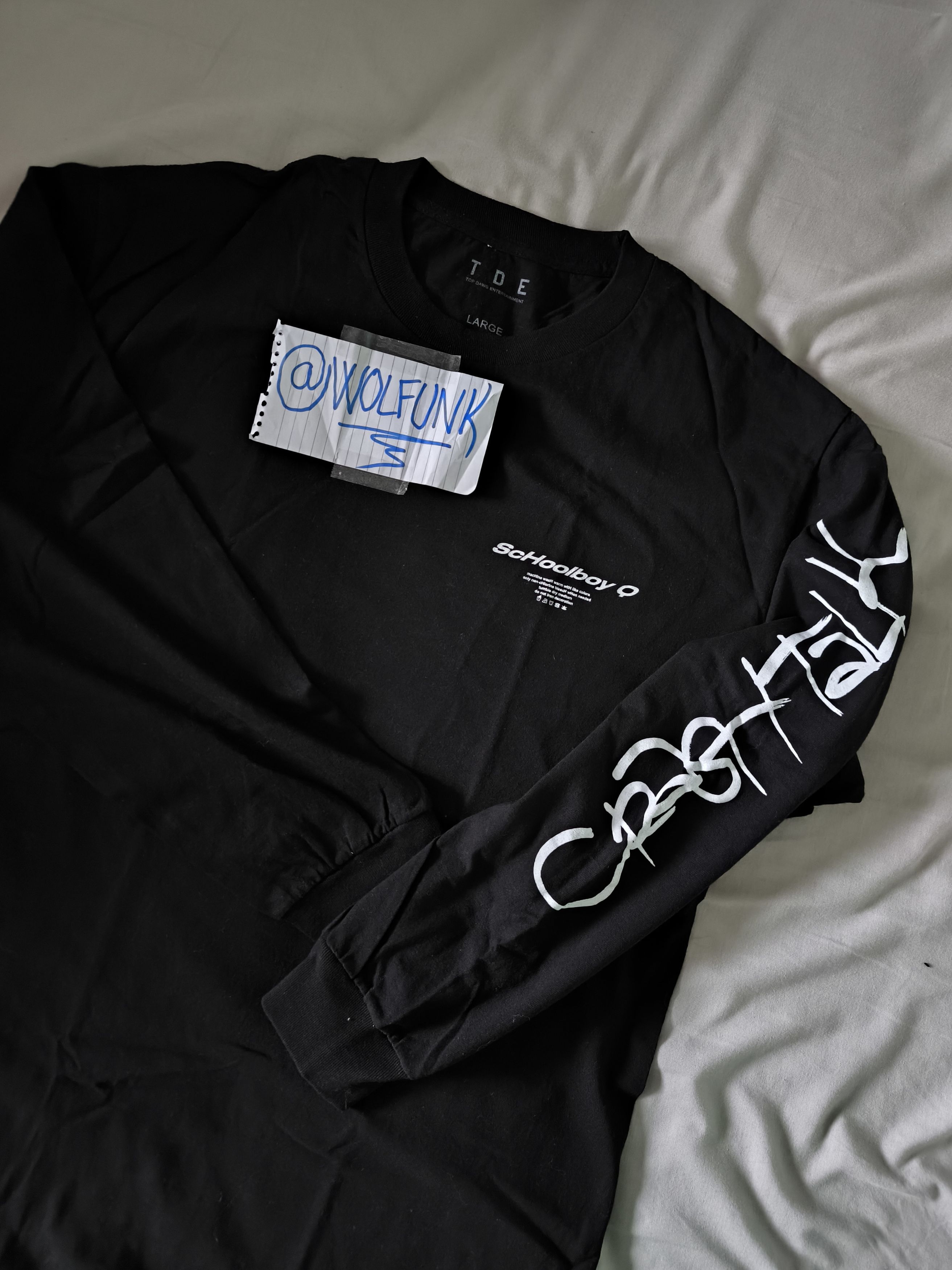G59 Records × TeamSESH × Top Dawg Entertainment ScHoolboy Q Long Sleeve – Rare TDE Merch Size US L / EU 52-54 / 3 - 1 Thumbnail