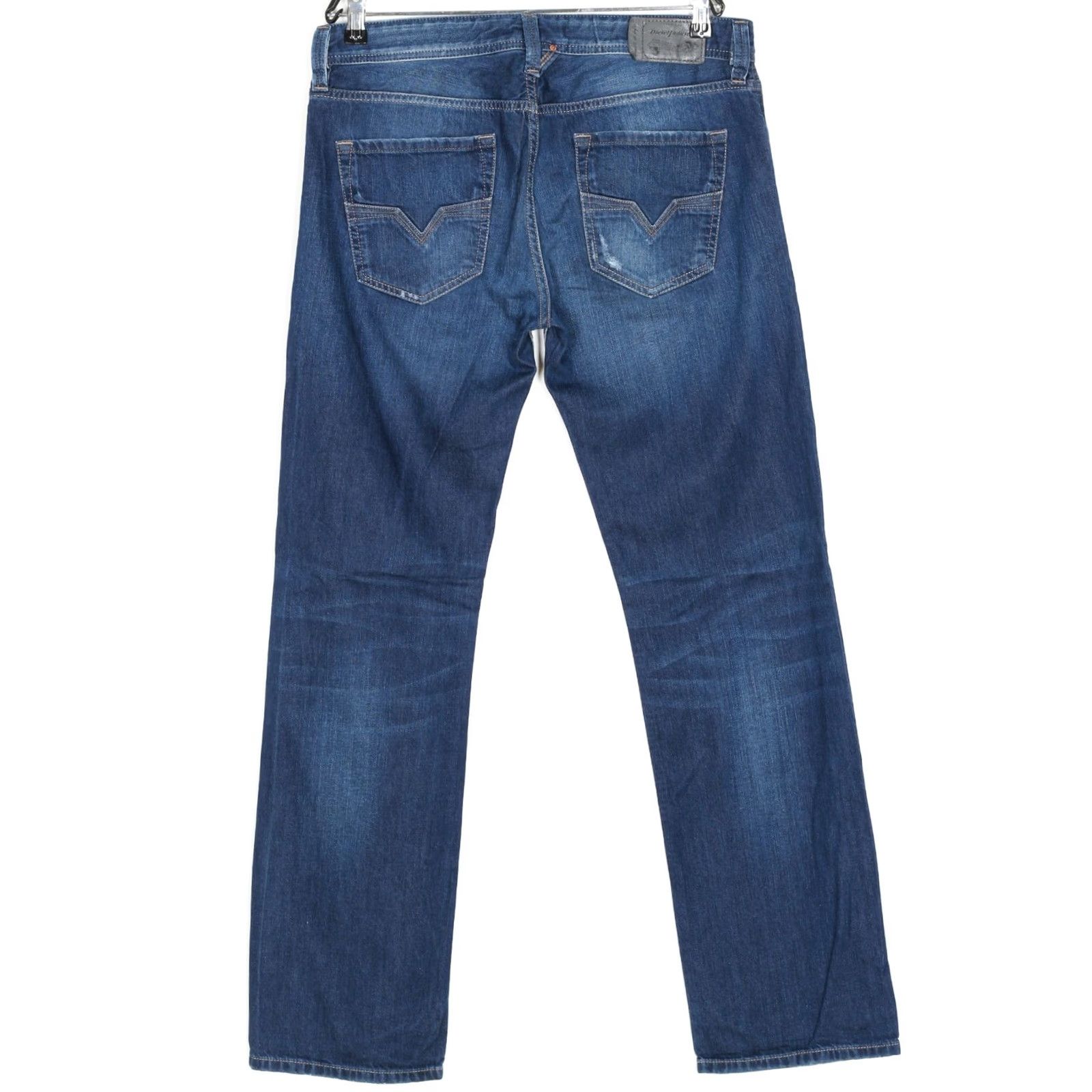 Diesel DIESEL LARKEE 0842M Jeans Men Regular Straight 32x32 DZ7144 Blue Size US 32 / EU 48 - 3 Thumbnail