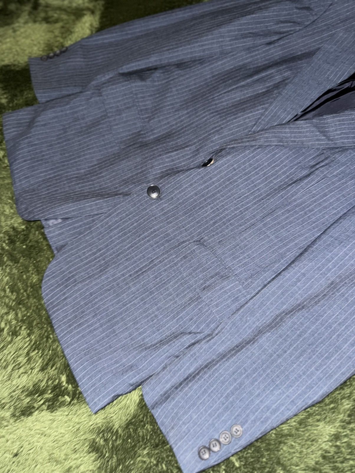 Chaps Ralph Lauren CHAPS Ralph Lauren Tailor Made Made in USA Stripe Blazer Size US L / EU 52-54 / 3 - 3 Thumbnail