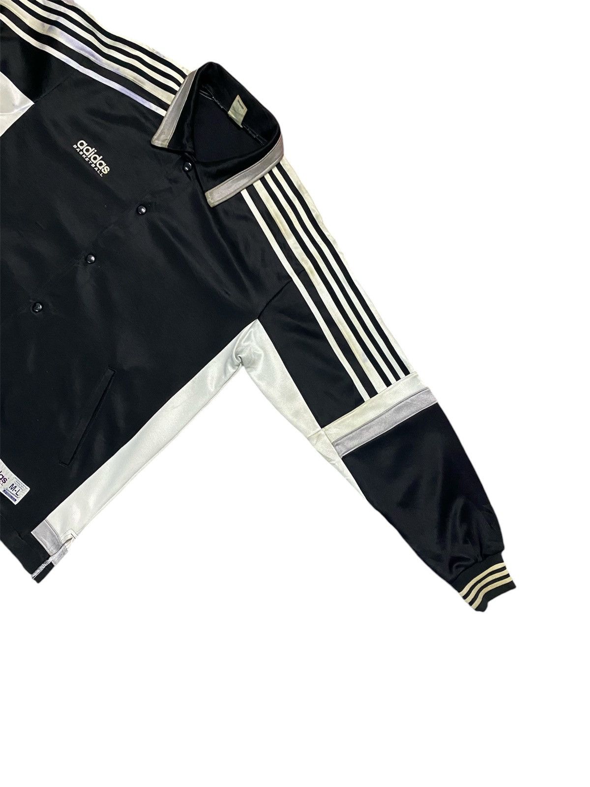 Adidas × Vintage Rare Vintage adidas basketball tracktop button up Size US L / EU 52-54 / 3 - 3 Thumbnail