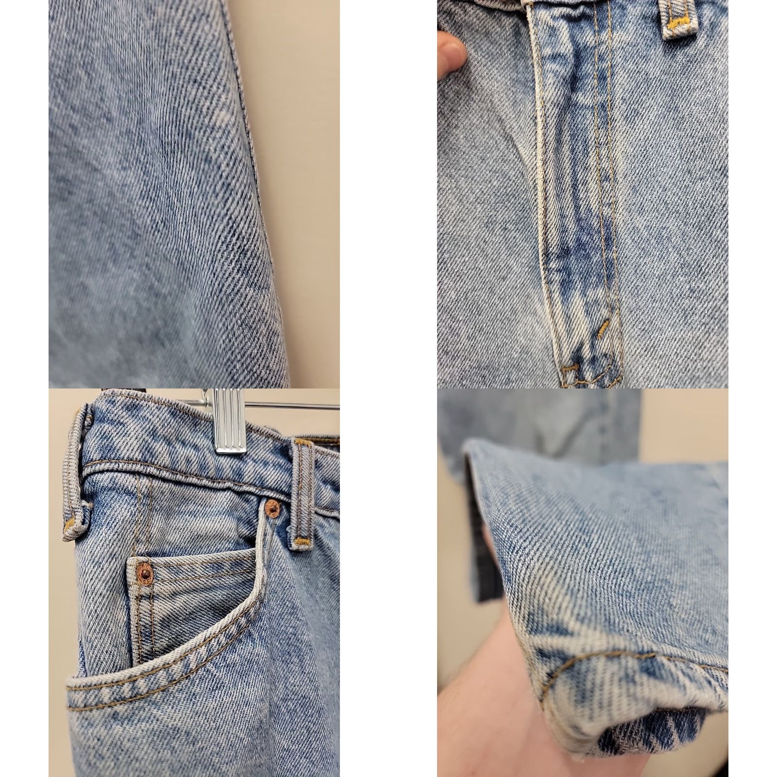 Levi's VINTAGE Levi's Jeans Mens 32x30 Blue 505 Denim Orange Tag Made In Canada Size US 32 / EU 48 - 10 Thumbnail
