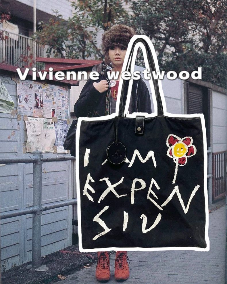 Vivienne Westwood Vivienne Westwood size os Sunflower series black canvas lar Size ONE SIZE - 1 Thumbnail