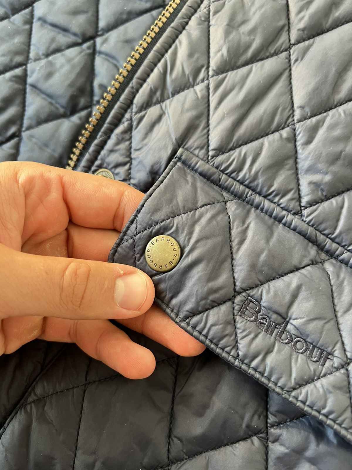 Barbour Vintage Barbour Woman’s Tarn Quilted Avant Garde Jacket Size S / US 4 / IT 40 - 15 Thumbnail