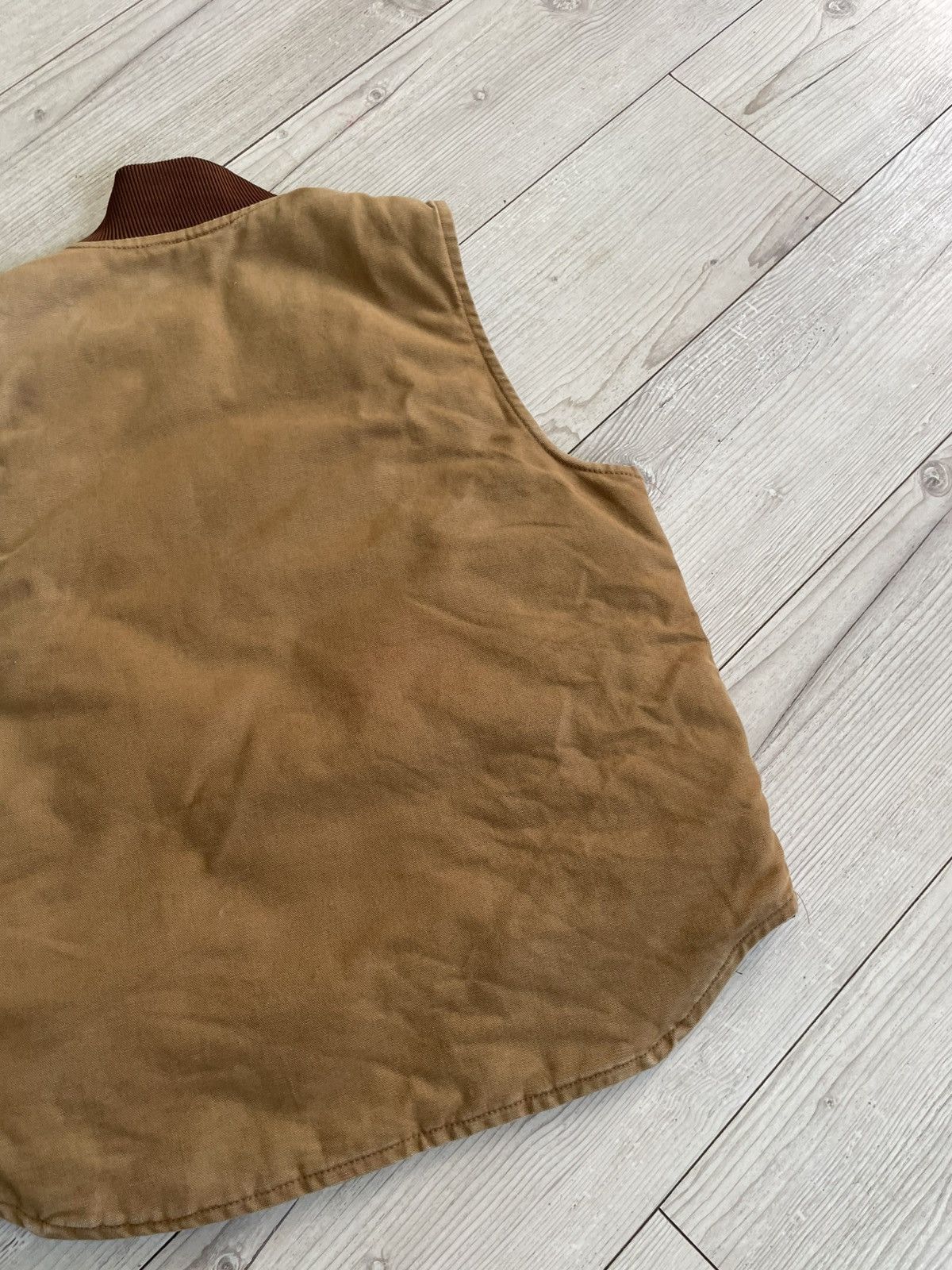 Carhartt × Vintage Vintage Carhartt Vest Jacket 90s Destroy Work USA Size US M / EU 48-50 / 2 - 9 Thumbnail