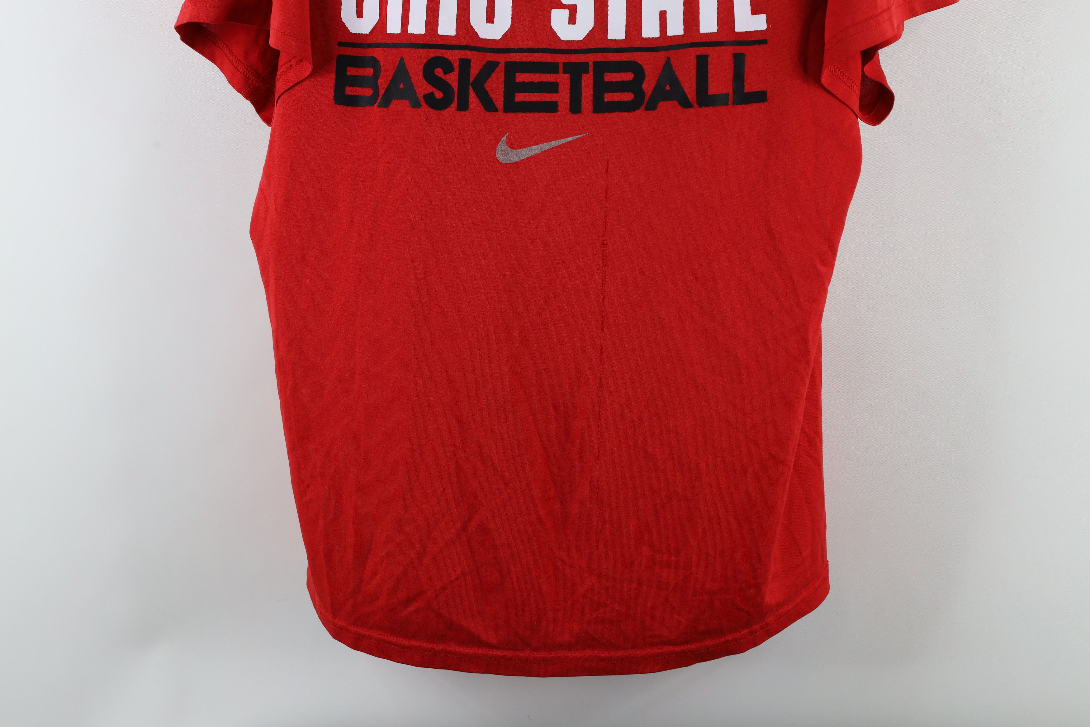 Nike × Vintage Nike Spell Out Ohio State University Basketball T-Shirt Size US M / EU 48-50 / 2 - 3 Thumbnail