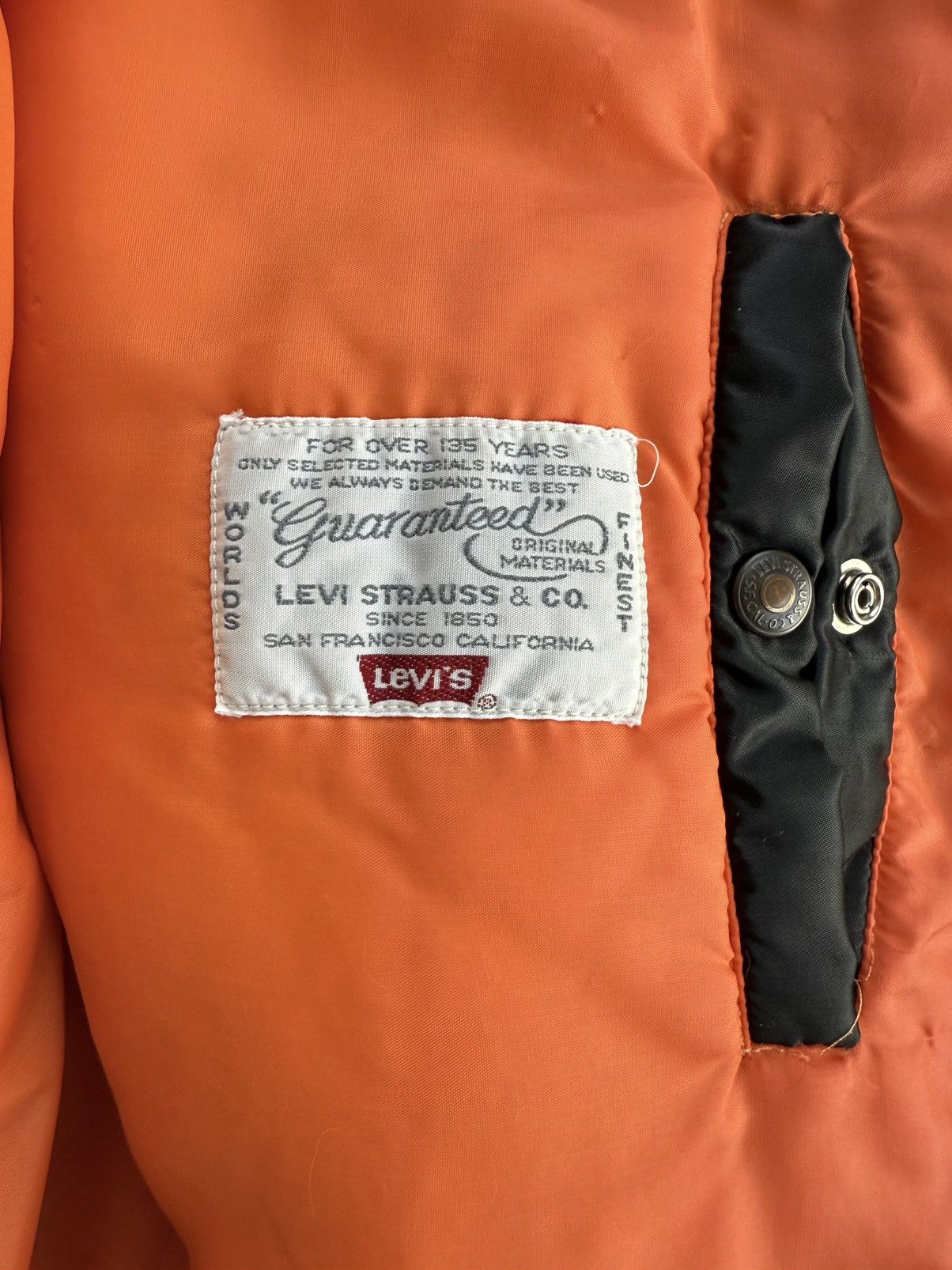 Levi's Levi’s black Bomber MA-1 Size US M / EU 48-50 / 2 - 5 Thumbnail