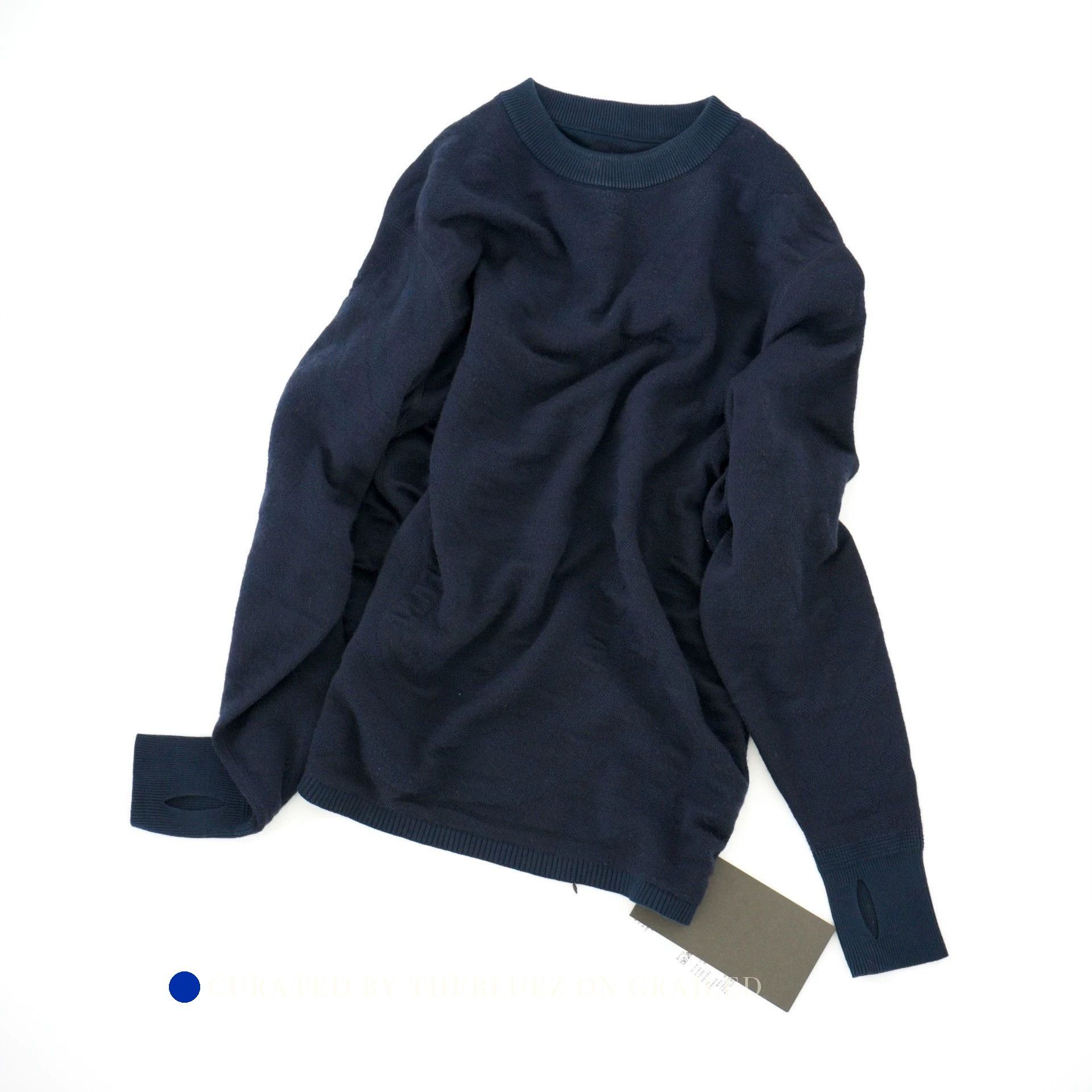 Goldwin Cozy Dark Navy Knit Top Size US L / EU 52-54 / 3 - 1 Thumbnail
