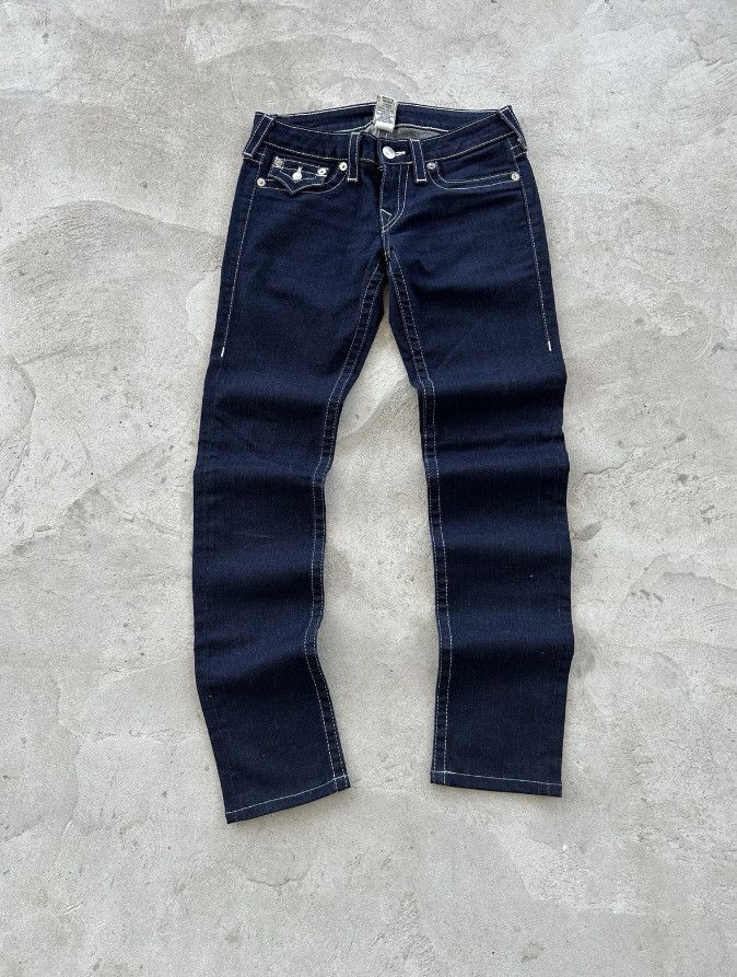 True Religion Vintage Jeans True Religion Skinny Woman Made in USA Blue 28 Size 28" / US 6 / IT 42 - 4 Thumbnail