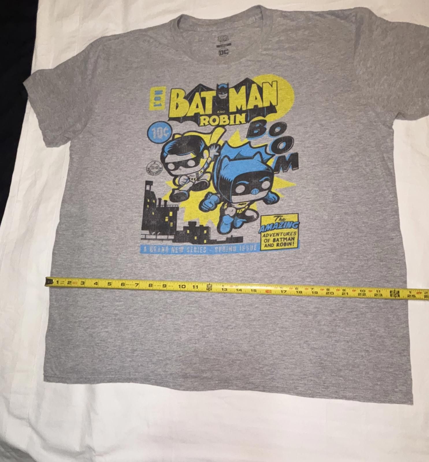 DC Vintage DC Comics Batman & Robin Graphic T-Shirt Size US L / EU 52-54 / 3 - 5 Thumbnail