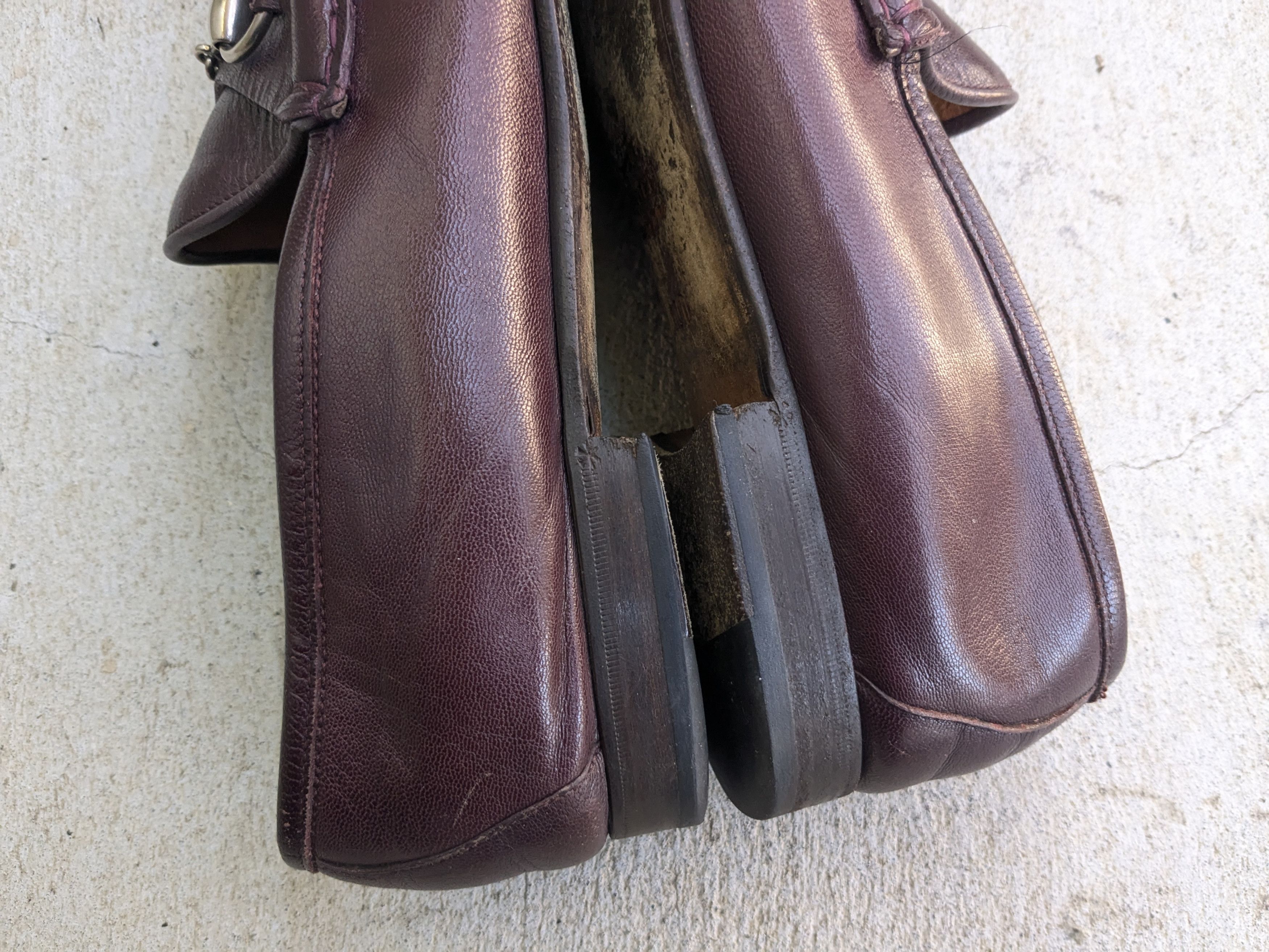 Gucci Gucci Horsebit Loafers Burgundy Leather 10.5 Size US 10.5 / EU 43-44 - 7 Thumbnail