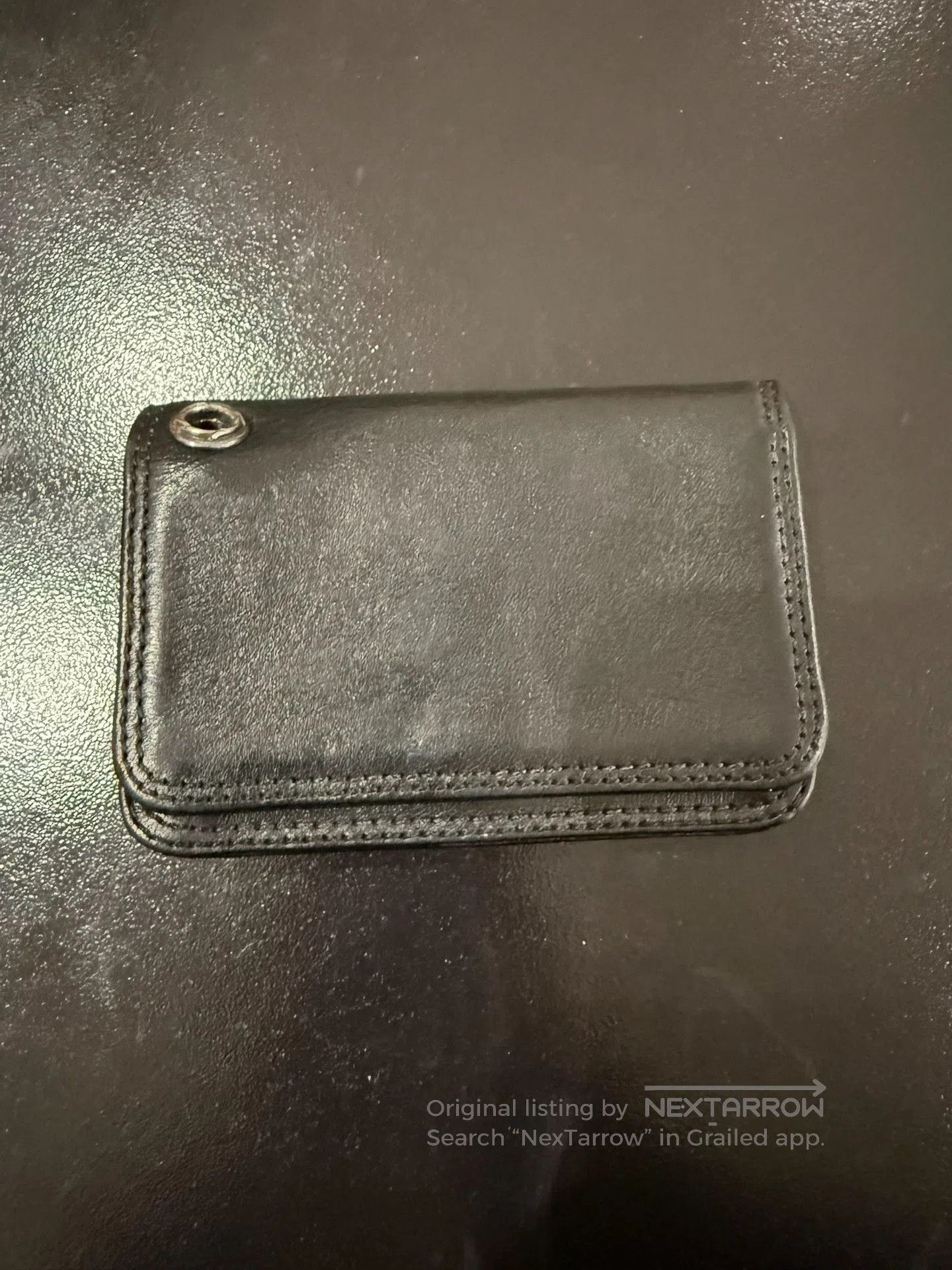 Chrome Hearts Chrome Hearts Silver Cross Leather Card Holder. Size ONE SIZE - 2 Thumbnail