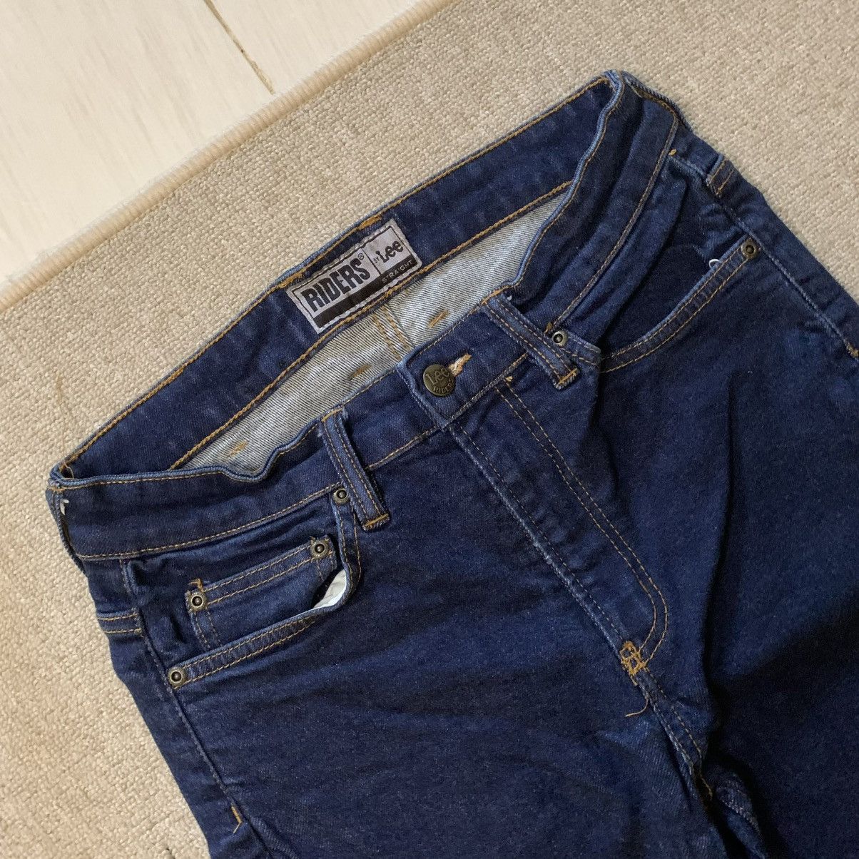 Lee Lee Riders Stright Denim Size US 30 / EU 46 - 2 Thumbnail