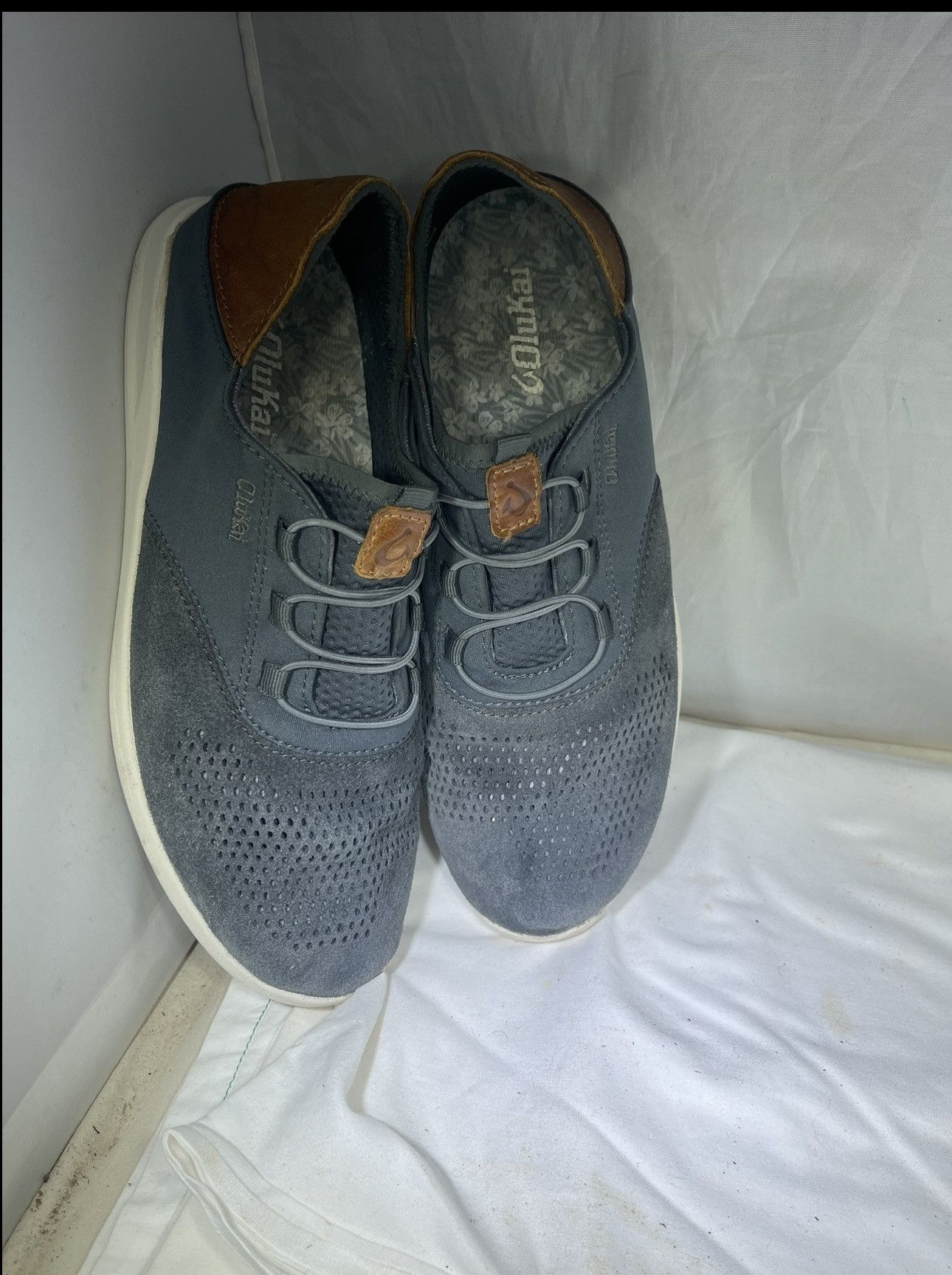 Olukai PreOwned OluKai Alapa Li Keu Blue Sneakers Suede Men's 8 Size US 8 / EU 41 - 6 Thumbnail