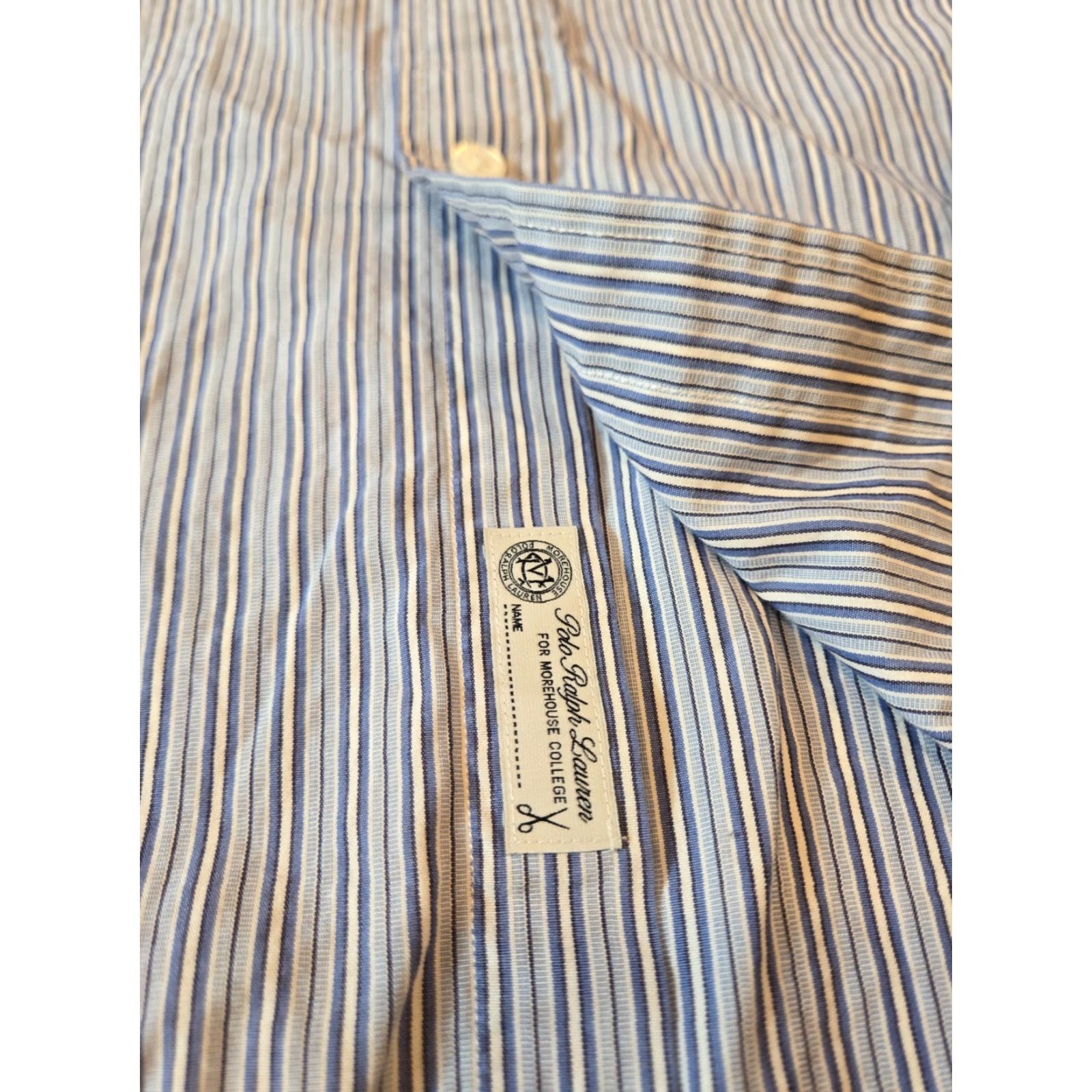 Polo Ralph Lauren Polo Ralph Lauren Morehouse College Shirt Long Sleeve Button Up Men's Medium Multicolor Cotton Pony Dress Shirt Mens Regular Club Collar Size US M / EU 48-50 / 2 - 7 Thumbnail