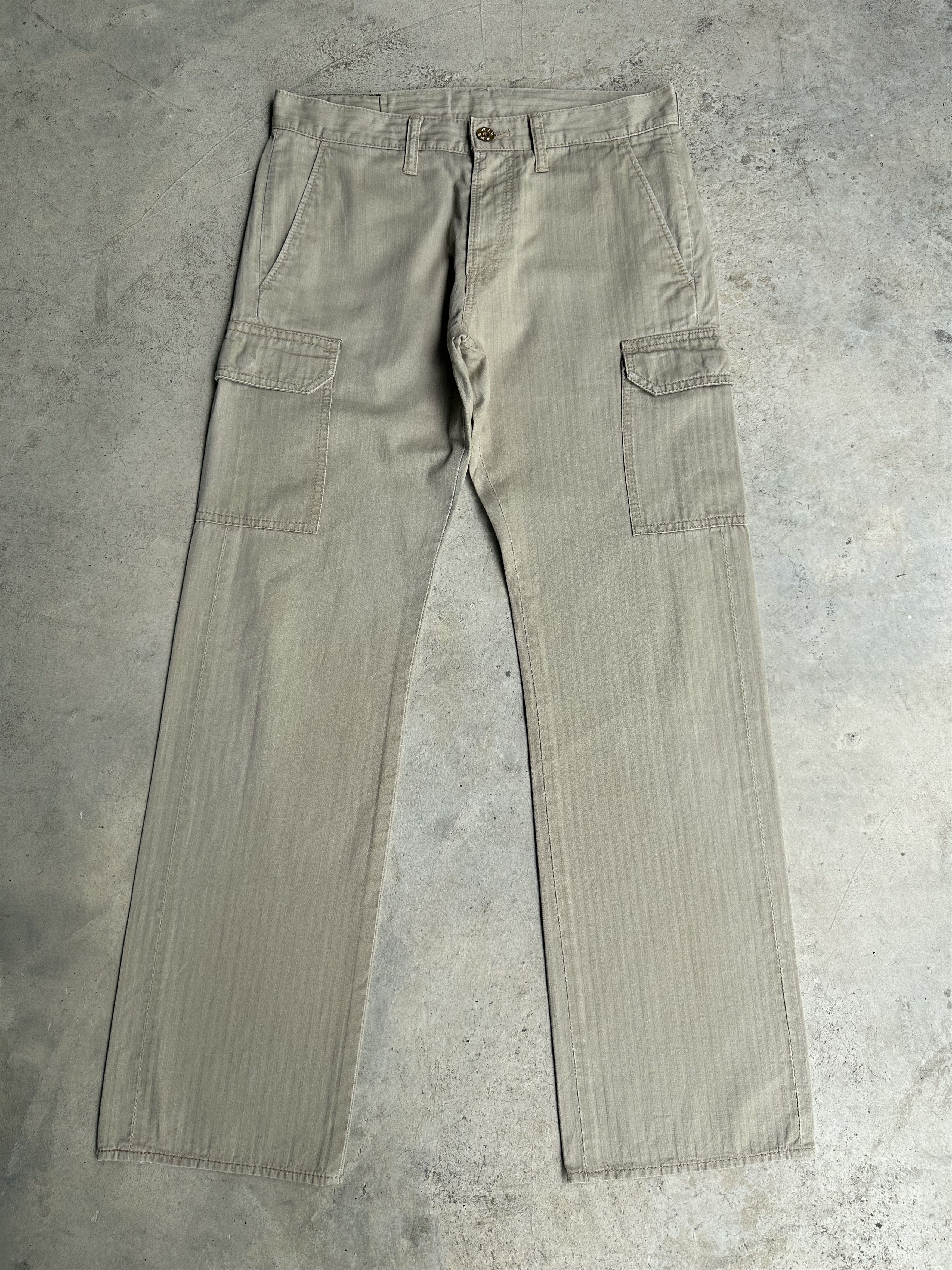 Freewheelers Japanese Brand R.J.B Herringbone Twill Cargo Trousers Pants Size US 30 / EU 46 - 4 Thumbnail