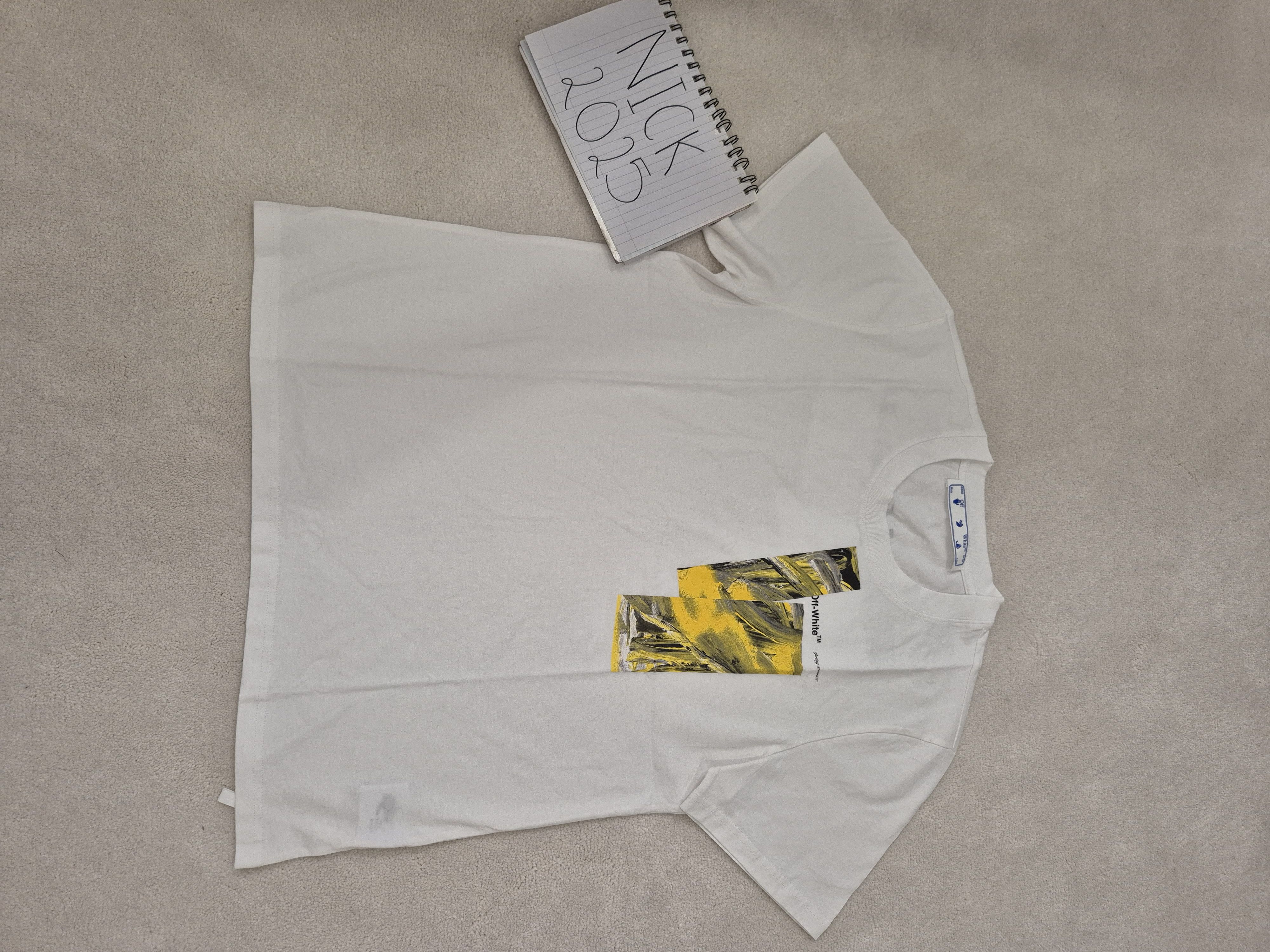 Off-White Off White Art Paint Print Yellow Virgil XL Size XL / US 12-14 / IT 48-50 - 6 Thumbnail