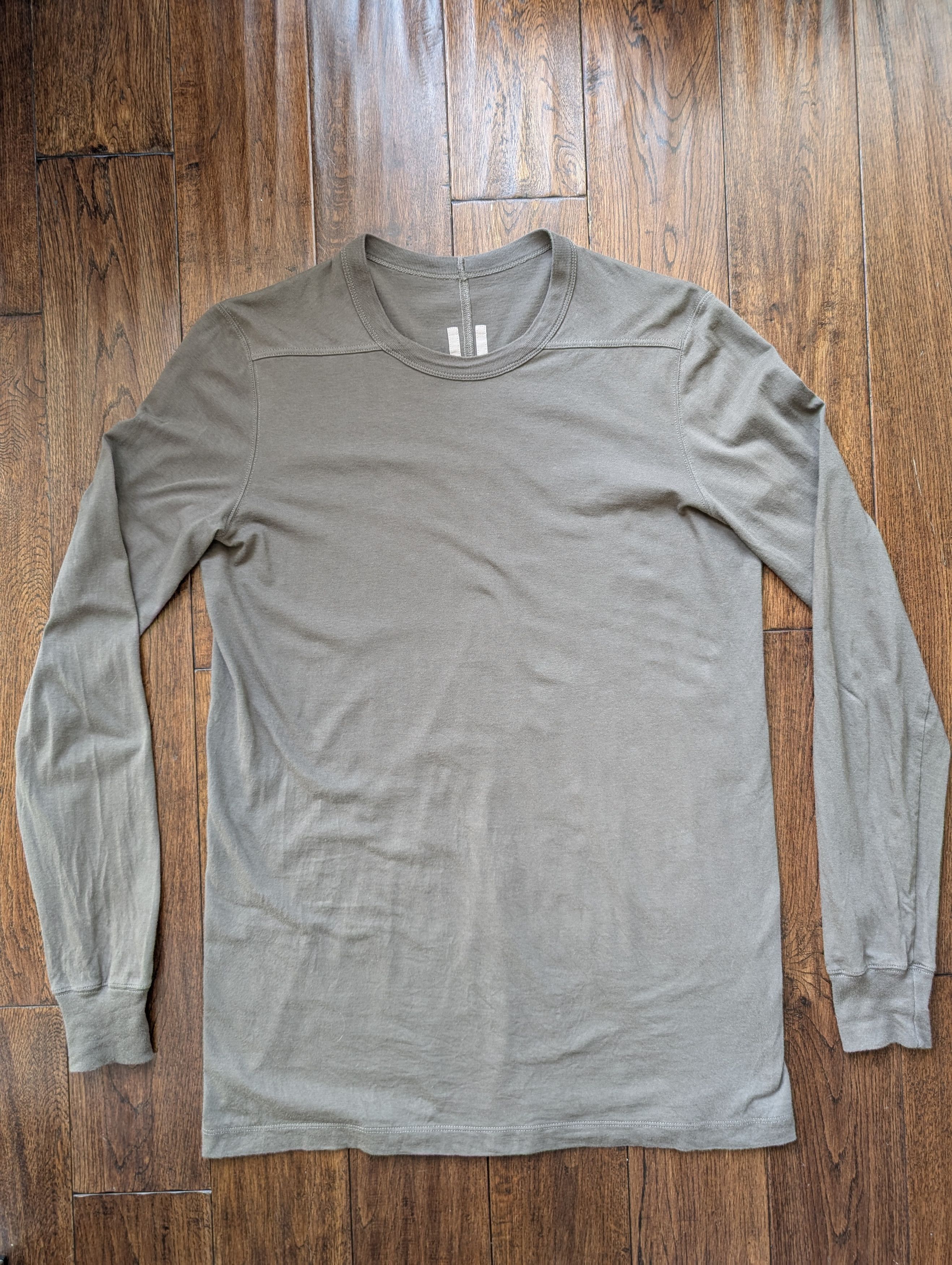 Rick Owens SS22 Fogachine Long sleeve Level Tee Size US XS / EU 42 / 0 - 1 Thumbnail