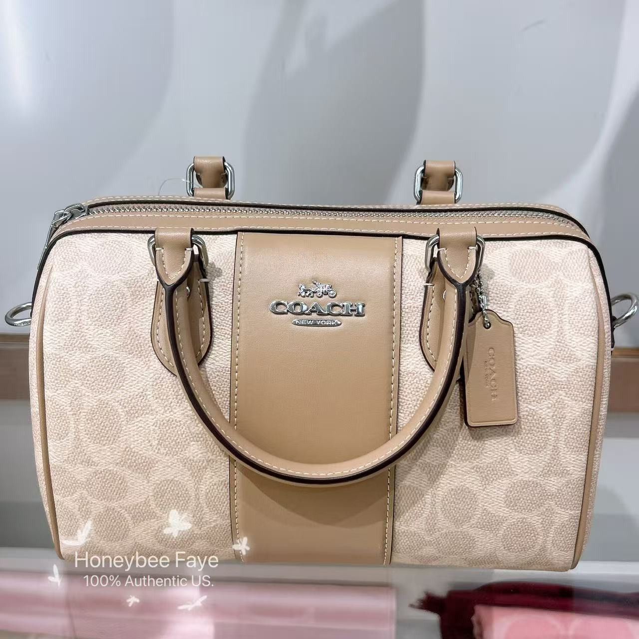 Coach Rowan Satchel Bag In Signature Canvas CW376 Size ONE SIZE - 5 Thumbnail