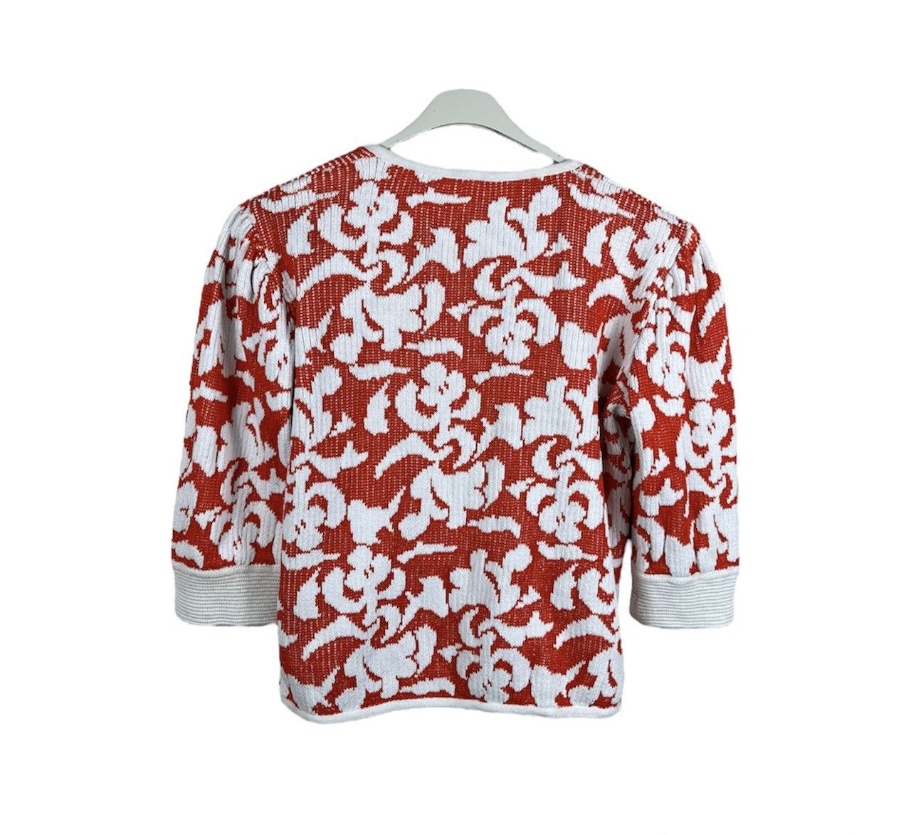 Givenchy Vintage Givenchy knitwear double-breasted floral cardigan Size M / US 6-8 / IT 42-44 - 2 Thumbnail