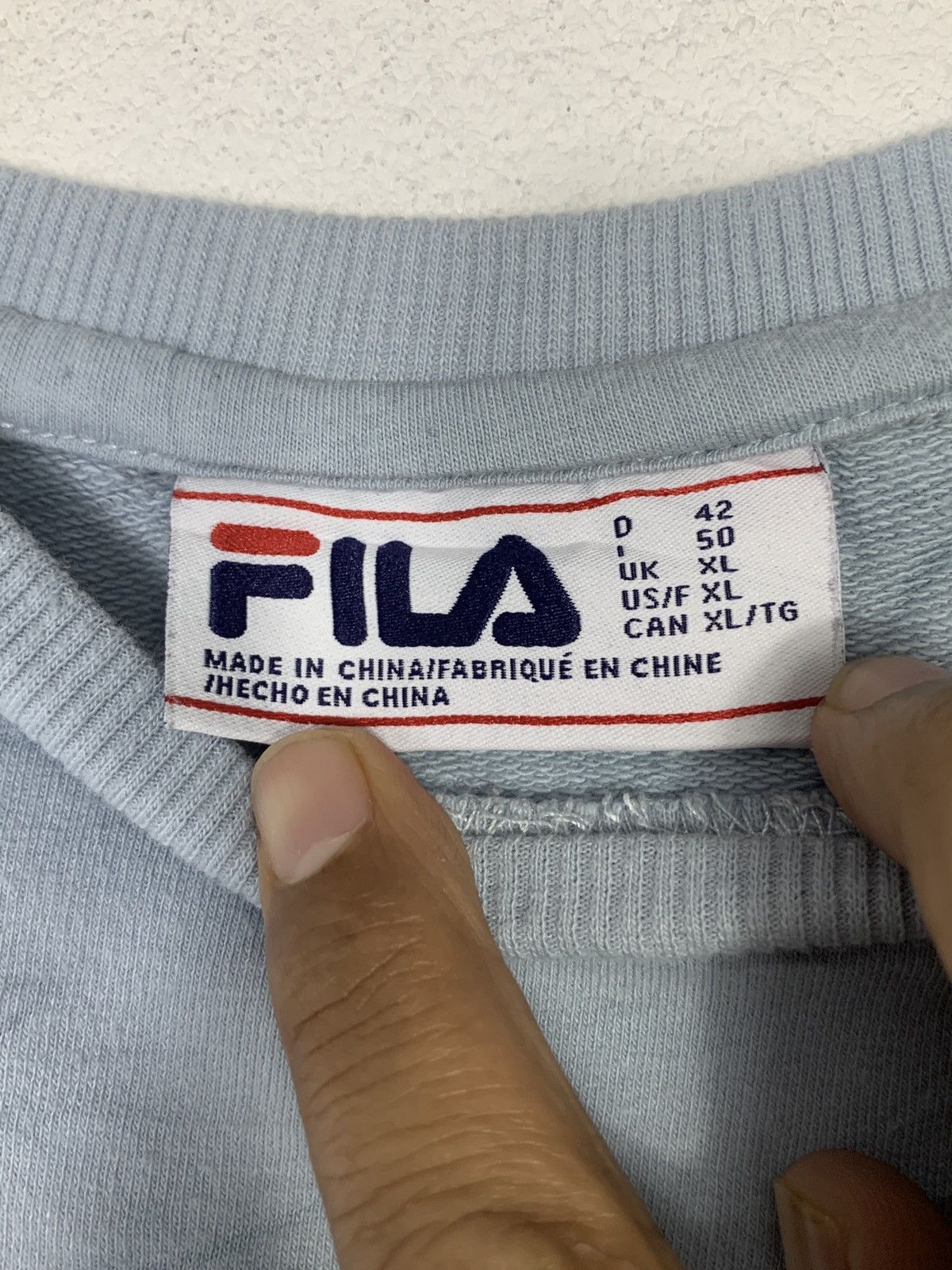 Fila × Japanese Brand × Vintage Vintage Fila Sweatshirt Size US XL / EU 56 / 4 - 5 Thumbnail