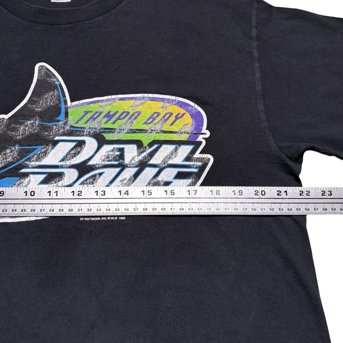 Other Tampa Bay Devil Rays Glitch Graphic T Shirt CSA Faded L Size US L / EU 52-54 / 3 - 4 Thumbnail