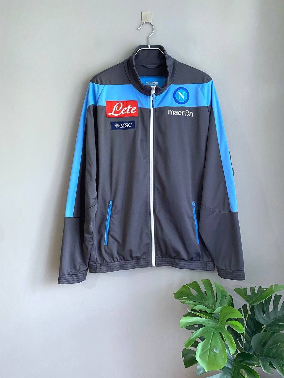 Macron Macron SSC Napoli 2012/2013 Soccer Track Jacket, Size XXL Size US XXL / EU 58 / 5 - 1 Thumbnail