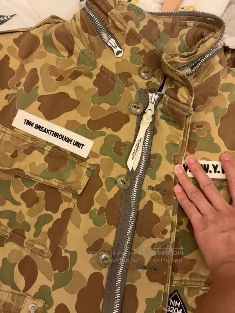 Neighborhood Neighborhood Anti-war Camo Jacket and Jacket Size US M / EU 48-50 / 2 - 9 Thumbnail