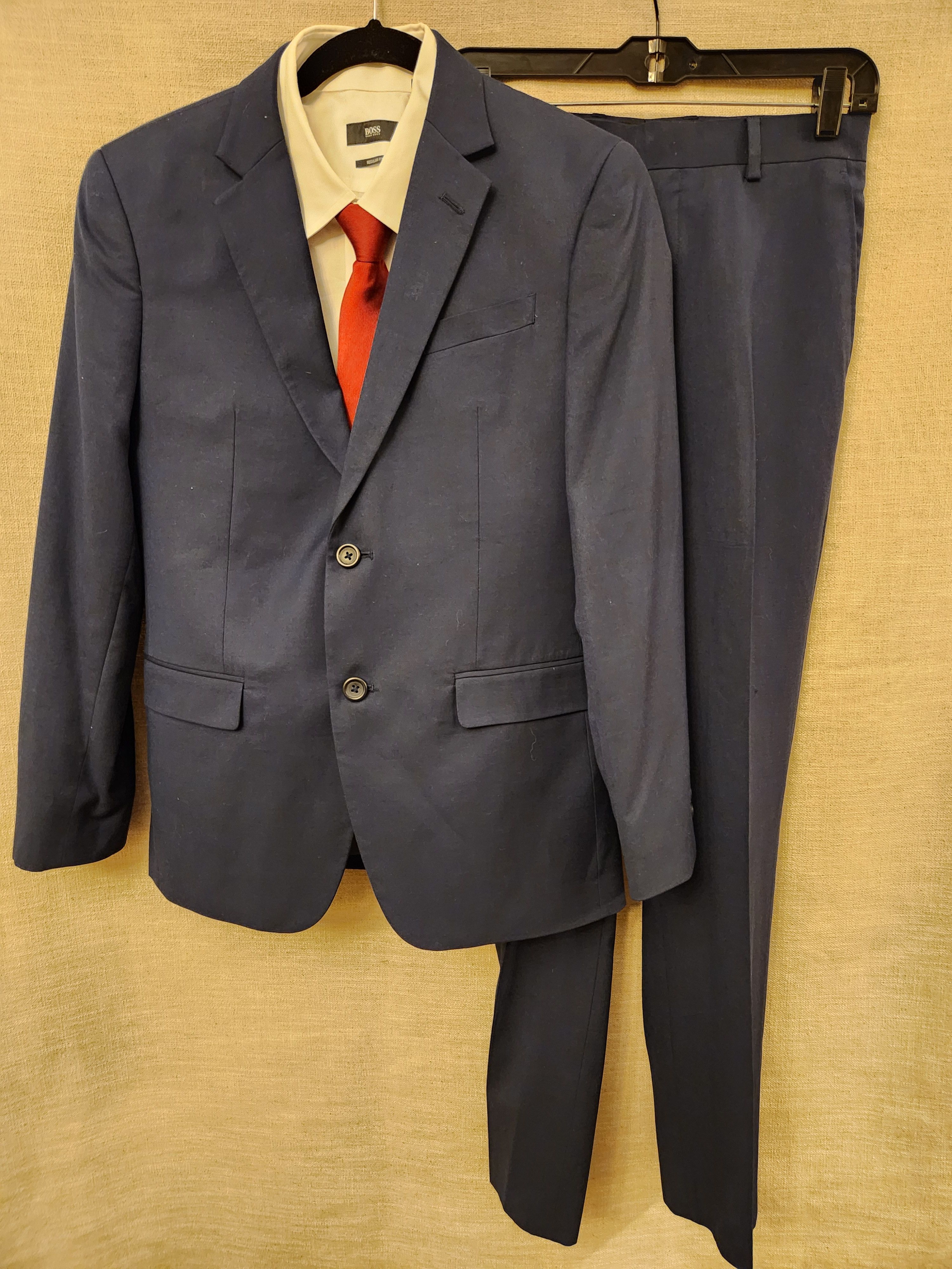 Egara NWT Egara Skinny Fit Blue Suit Size 36S - 1 Thumbnail