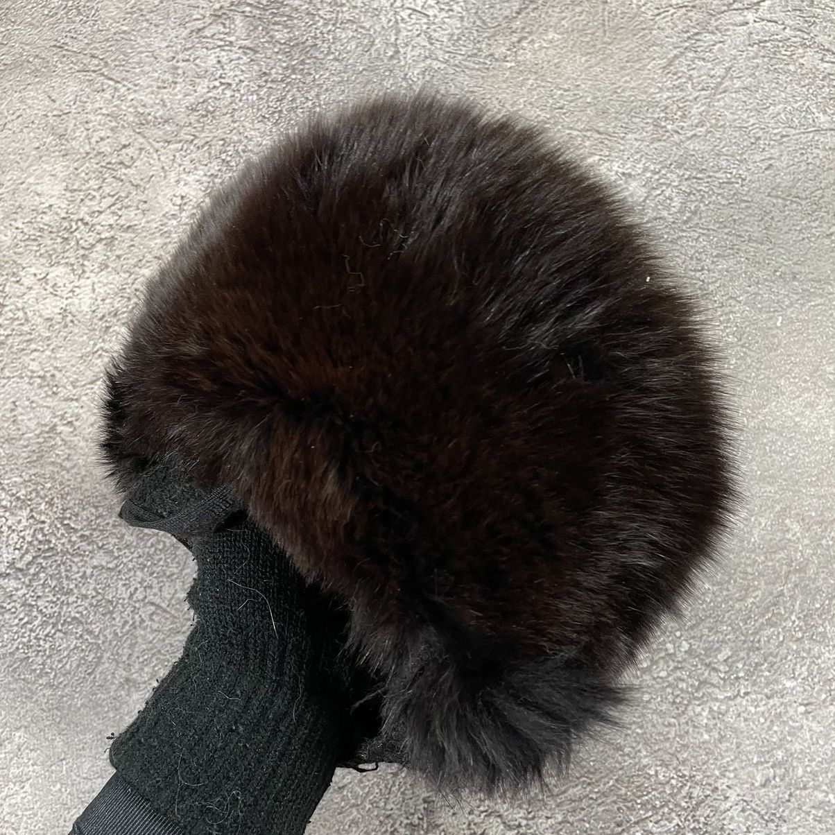 If Six Was Nine Vintage 90s Alt Beanie Mohair Ushanka Faux American VTg Size ONE SIZE - 3 Thumbnail