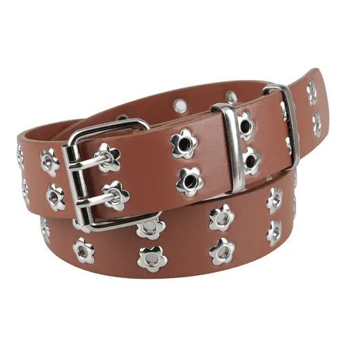 Designer Modern Vintage Belt Riveted Belts Menswear Accessories Size ONE SIZE - 3 Thumbnail