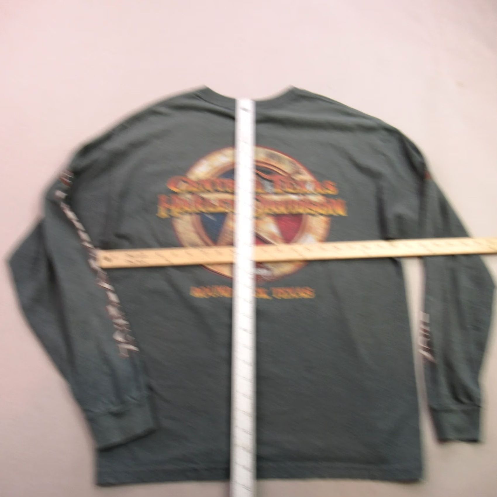 Harley Davidson Harley-Davidson Shirt Mens Large Long Sleeve Crew Neck Casual Green Lightweight Size US L / EU 52-54 / 3 - 7 Thumbnail