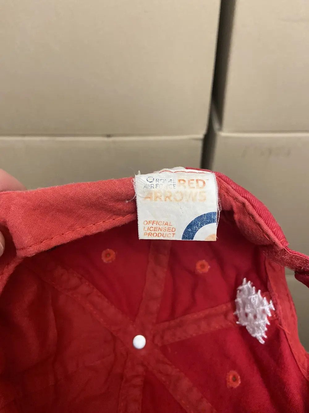 Vintage 🦅 VINTAGE RED ARROWS USA AIR FORCE CAP HAT MILITARY AVIATOR Size ONE SIZE - 10 Thumbnail