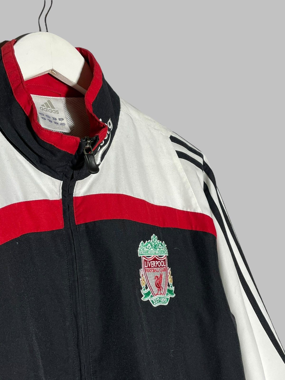 Adidas Liverpool FC Adidas Vintage Y2k Streetwear Full Zip Jacket Size US M / EU 48-50 / 2 - 3 Thumbnail