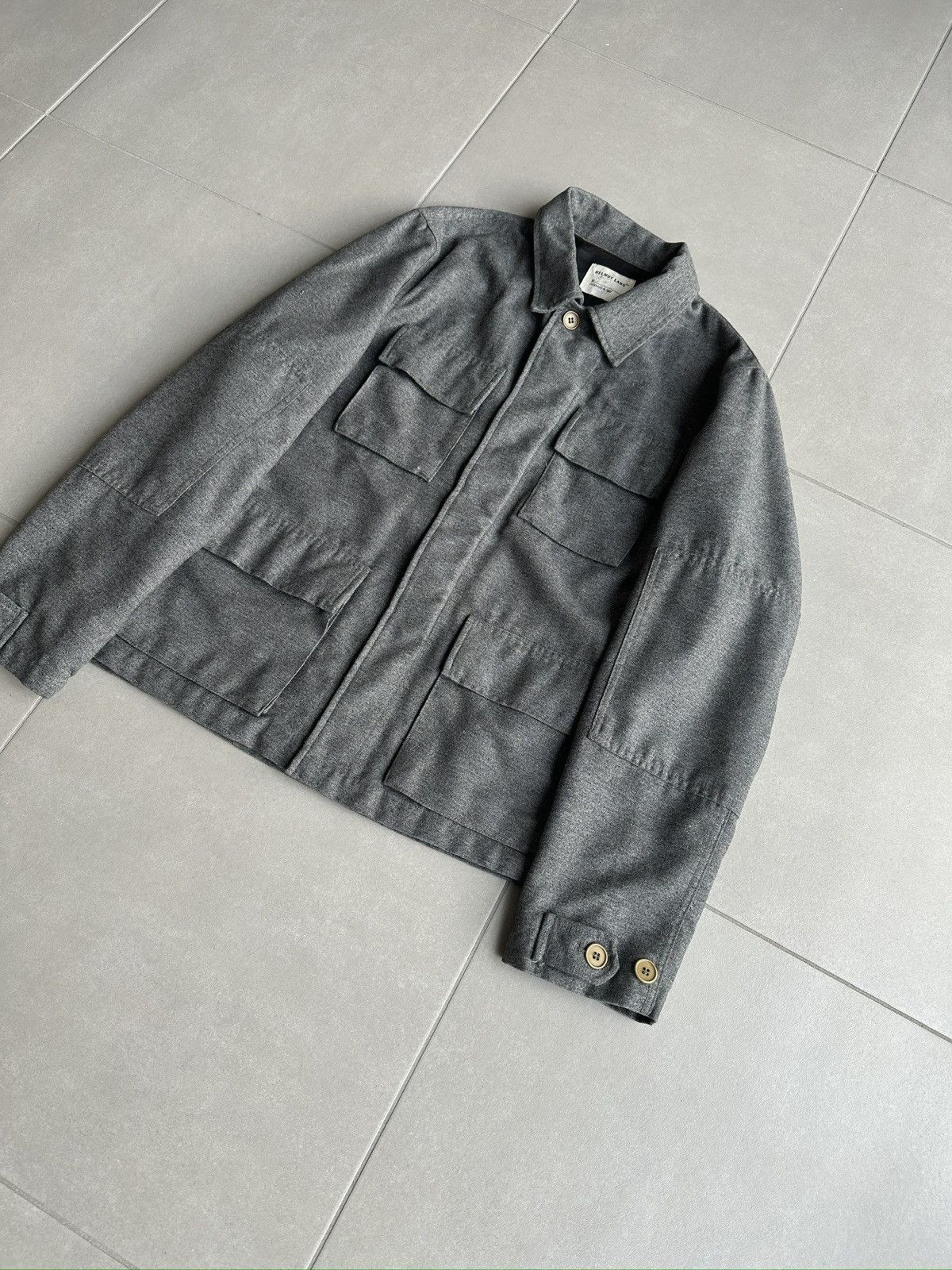 Helmut Lang Helmut Lang AW97 4-pocket wool Military jacket Size US M / EU 48-50 / 2 - 4 Thumbnail
