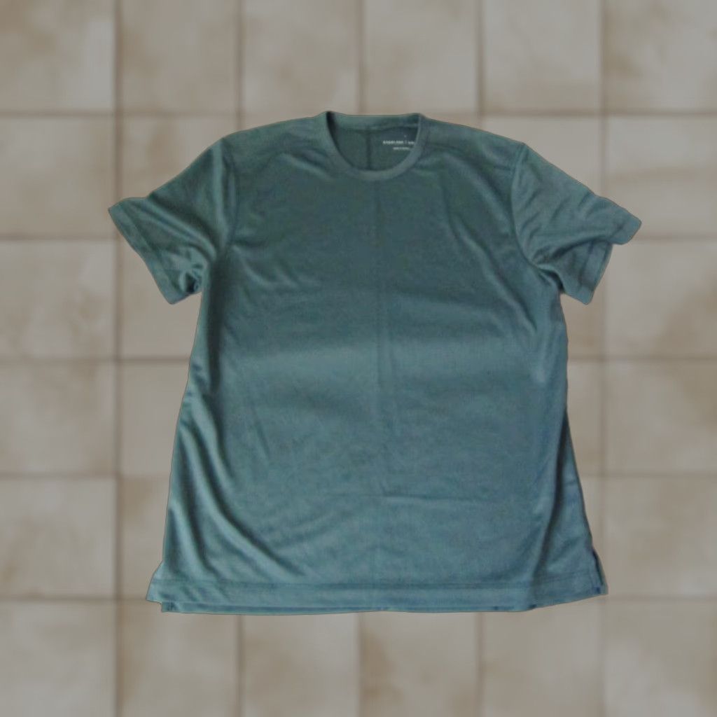 Everlane VINTAGE Everlane Shirt Adult Large Green Recycled Polyester Moisture Wicking Dry Mens Size US L / EU 52-54 / 3 - 1 Thumbnail