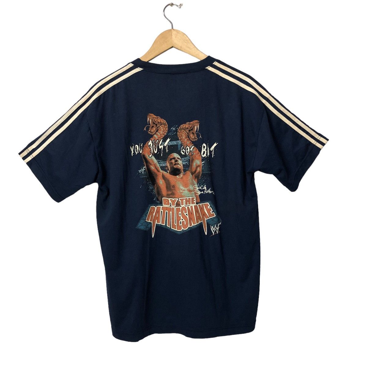 WWF Vintage WWF Stone Cold Steve Austin Big Print Crewneck Tee Size US L / EU 52-54 / 3 - 7 Thumbnail