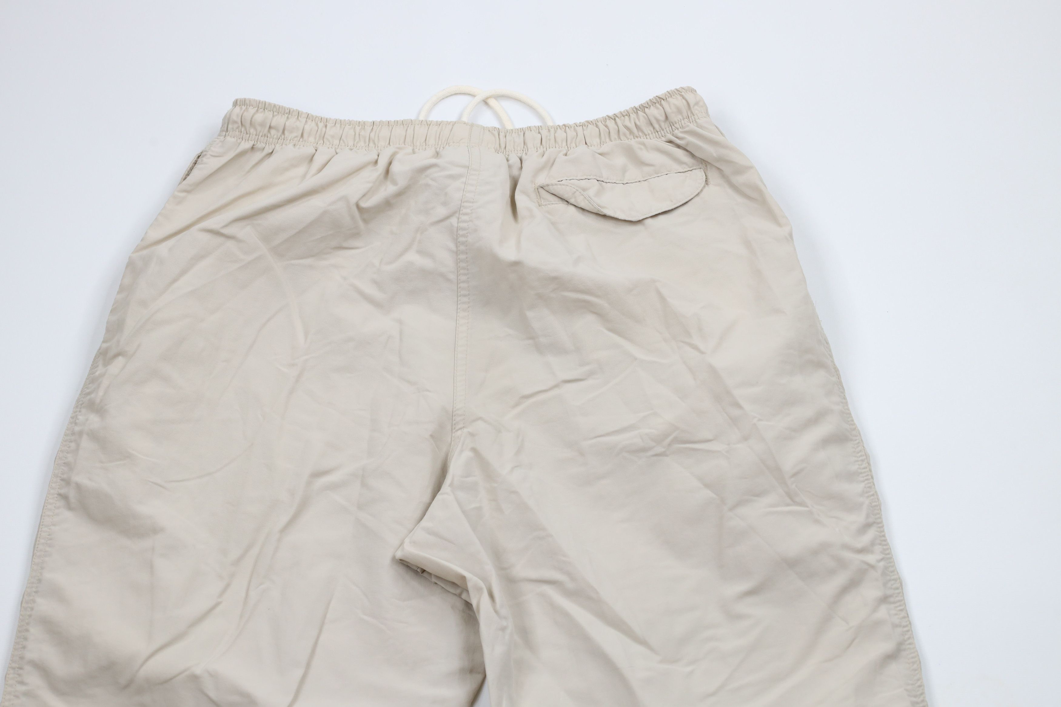 Lands' End × Vintage Vintage 90s Lands End Wide Leg Windbreaker Pants Beige USA Size 38" / US 16 / IT 52 - 9 Thumbnail