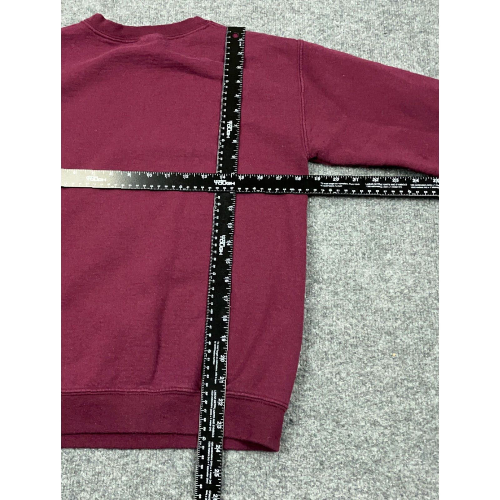 Gildan Retro Palm Springs California Puff Print Sweatshirt Men Small Pullover 50-50 Red Gildan Sweatshirt 90s Retro Hipster Pullover Crew Neck Long Sleeve Size US S / EU 44-46 / 1 - 6 Thumbnail