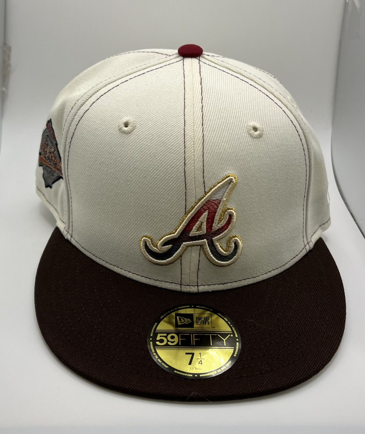 Hat Club 7 1/4 Pvtchwork TVB Atlanta Braves Annabelle Exclusive Size ONE SIZE - 2 Thumbnail