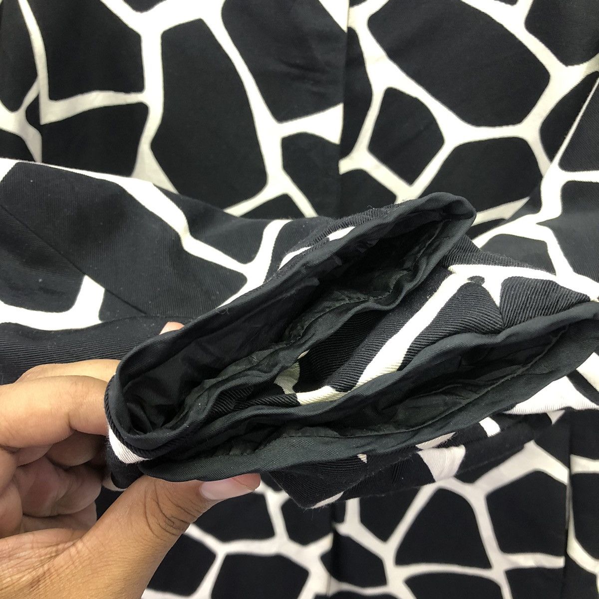 Max Mara S'Max Mara Monochrome Printed Reversible Vada Coat Size S / US 4 / IT 40 - 6 Thumbnail