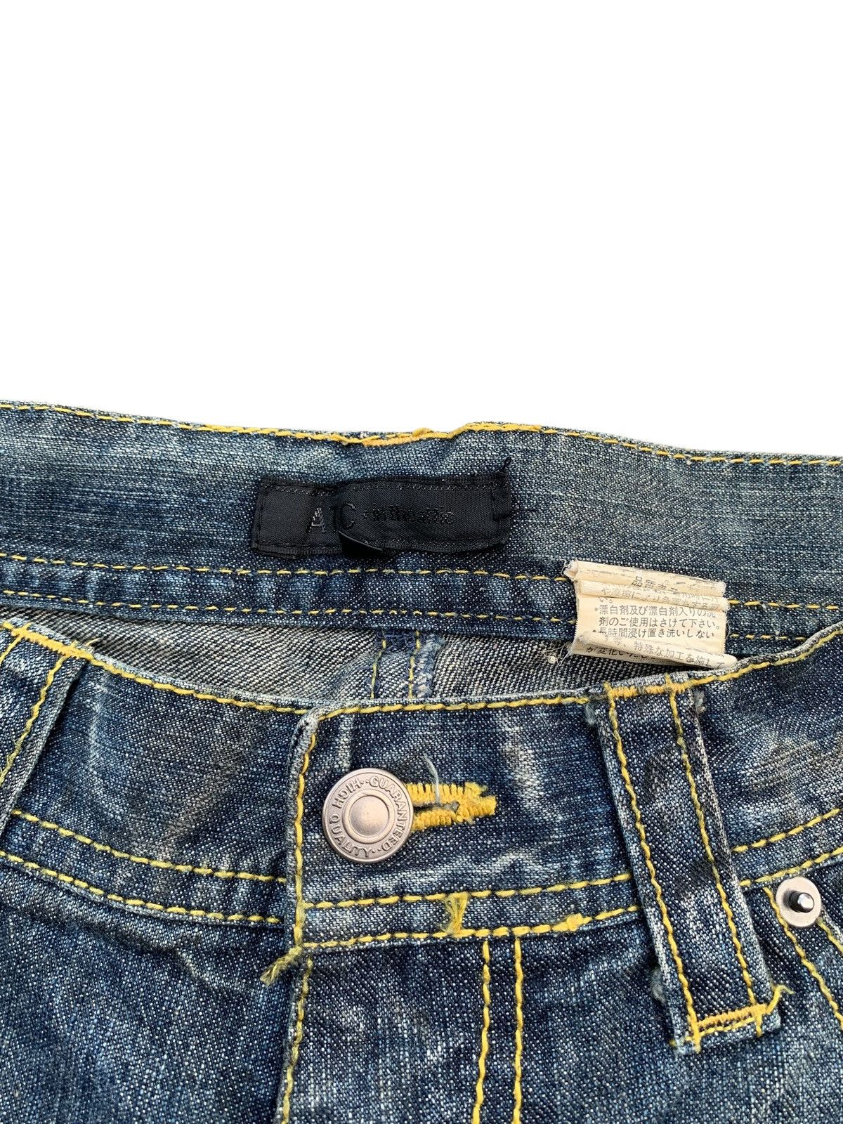 Kapital IN THE ATTIC RUSTY ROCK PUNK DISTRESSED DENIM Size US 32 / EU 48 - 11 Thumbnail