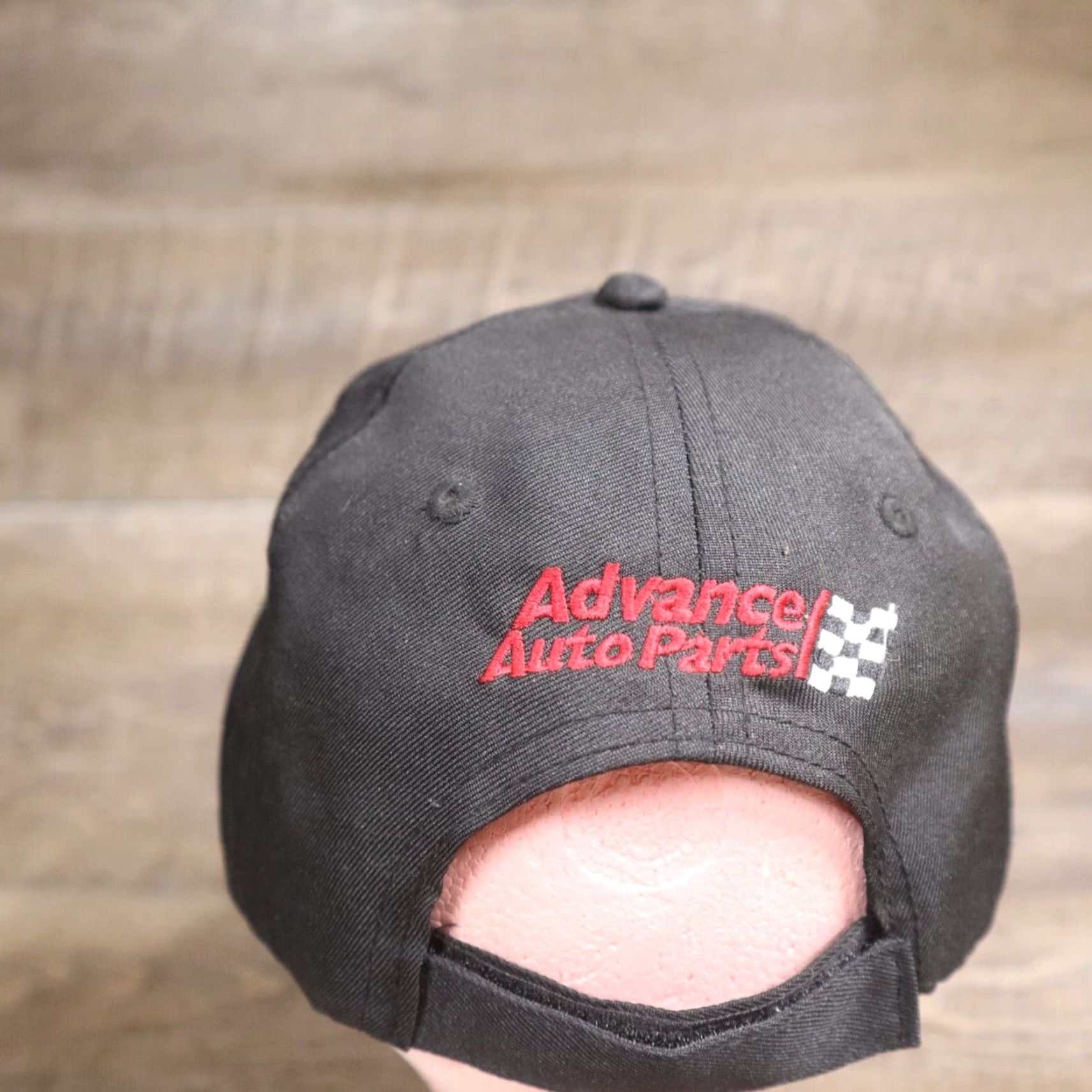Vintage VINTAGE Advanced Auto Parts Hat Baseball Cap Adjustable Men Black Adult Size Adjustable Baseball Cap Mens Hat Size ONE SIZE - 3 Thumbnail
