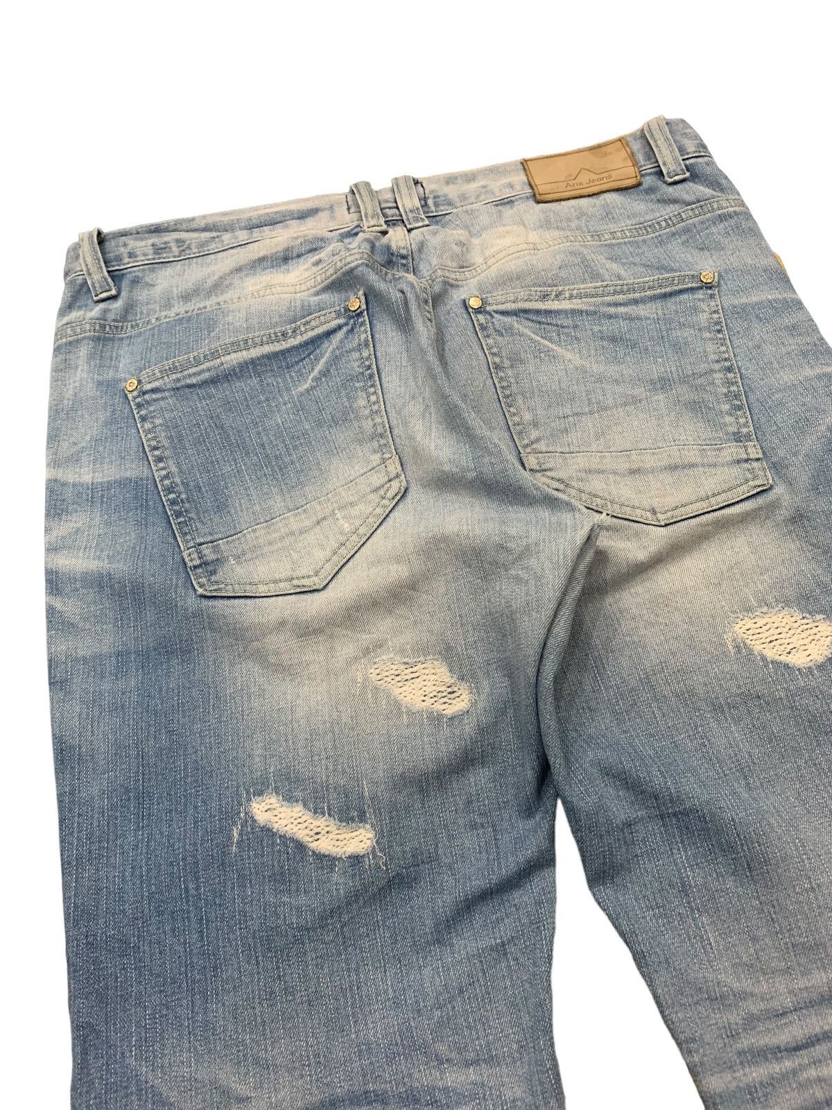 20471120 × If Six Was Nine × Japanese Brand Arix Constructed Distressed Denim Pants (AC13) Size US 34 / EU 50 - 10 Thumbnail