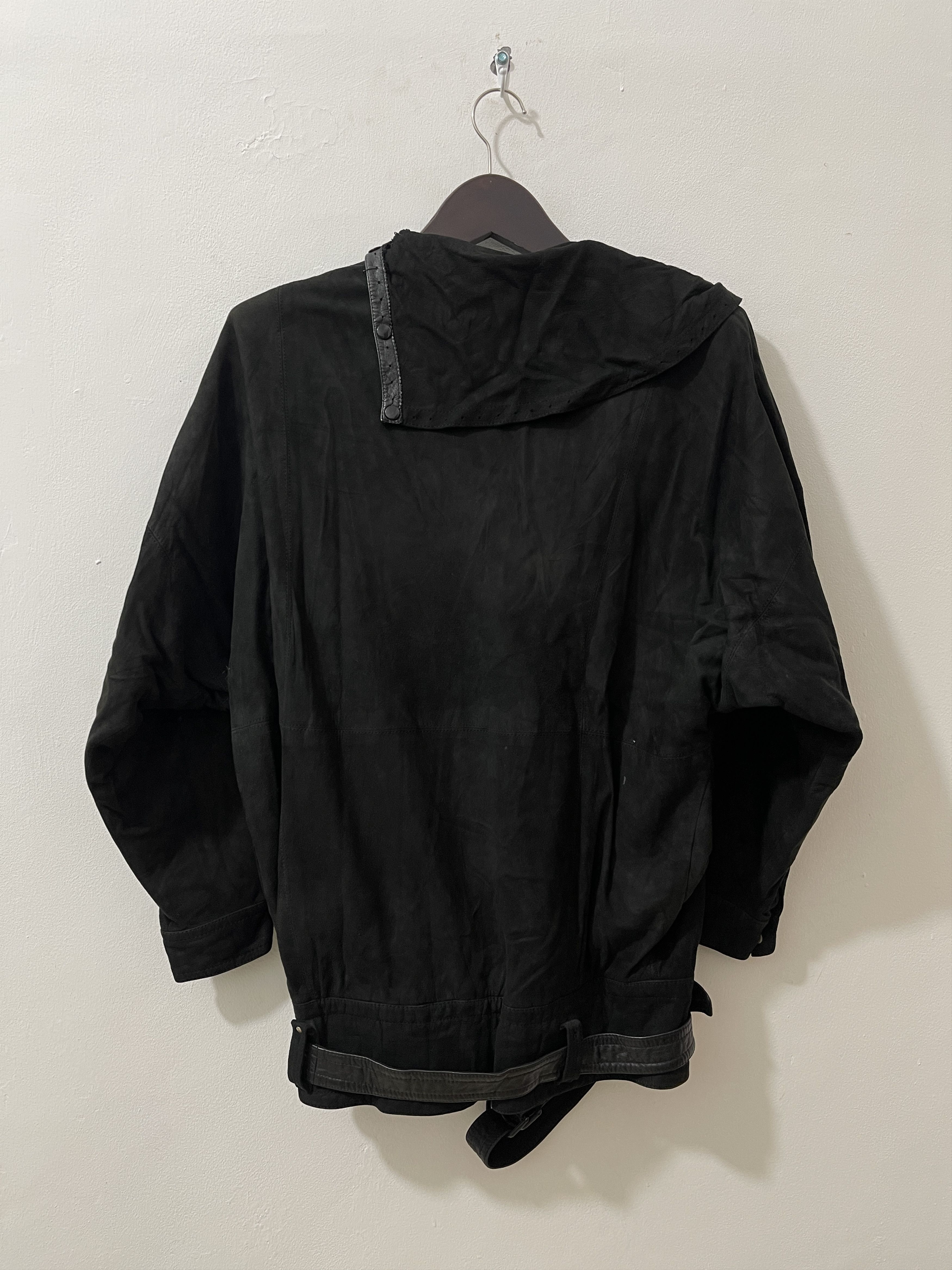 Japanese Brand Vintage Cuccini Apocalypse Gothic Punk Waxed Leather Jacket Size US XL / EU 56 / 4 - 7 Thumbnail