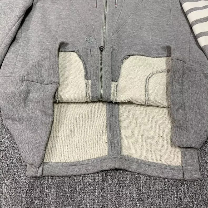 Thom Browne Thom Browne Gray suit with zipper jacket Size US S / EU 44-46 / 1 - 8 Thumbnail
