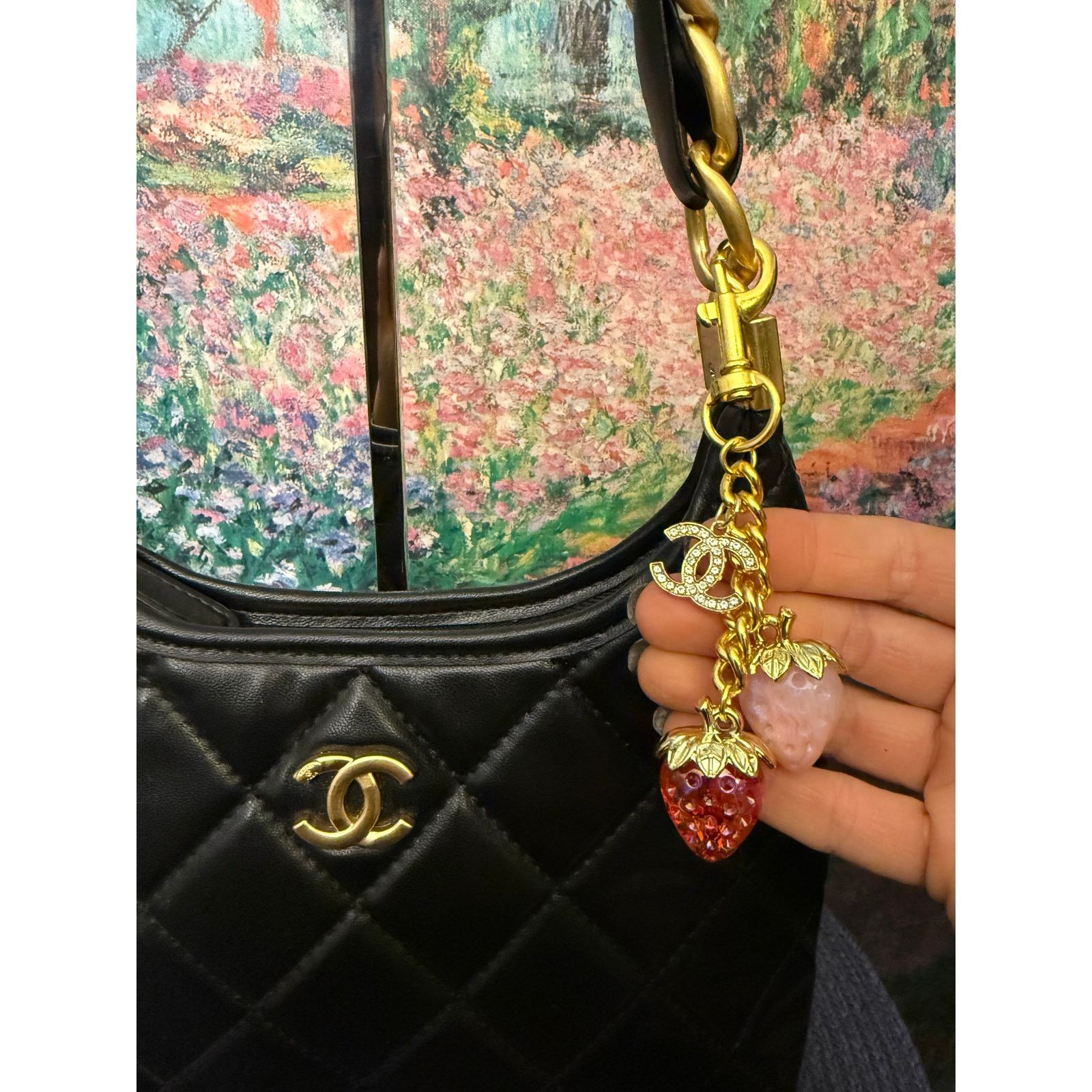 Other Gorgeous Handmade Designer Bag Purse Charm Keychain Size ONE SIZE - 3 Thumbnail