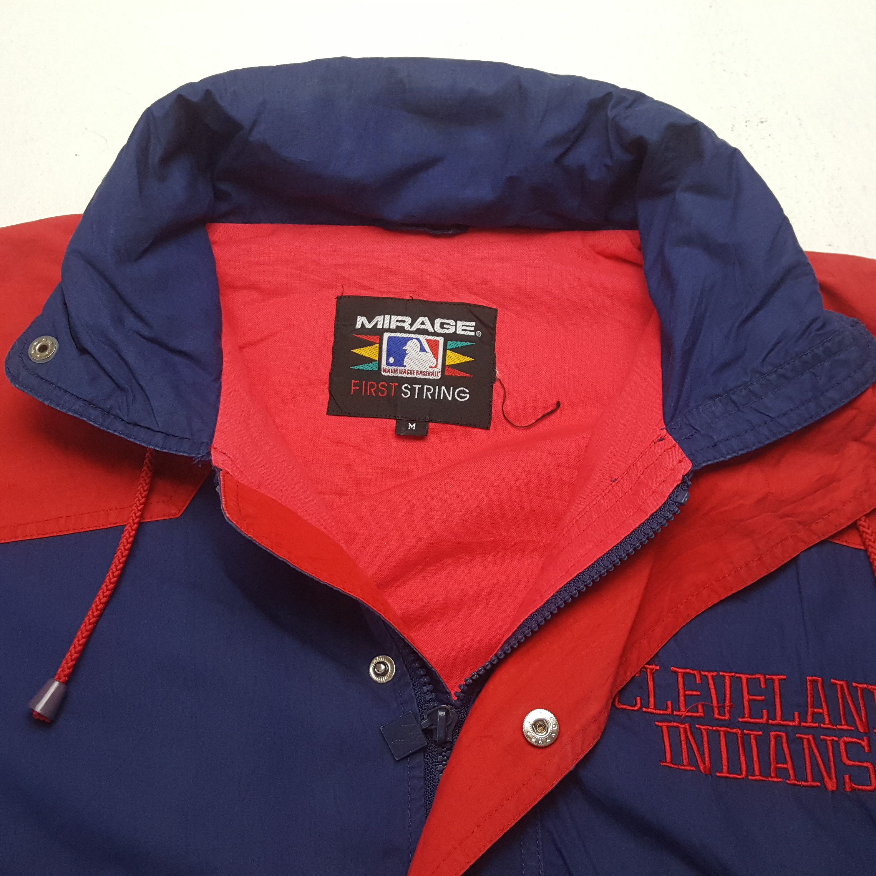 MLB Vintage Cleveland Indians MLB Baseball Team Jacket C323N15 Size US XL / EU 56 / 4 - 5 Thumbnail